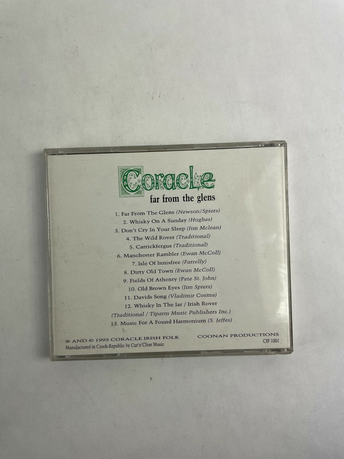 Coracle Far From The Glens CD Q2