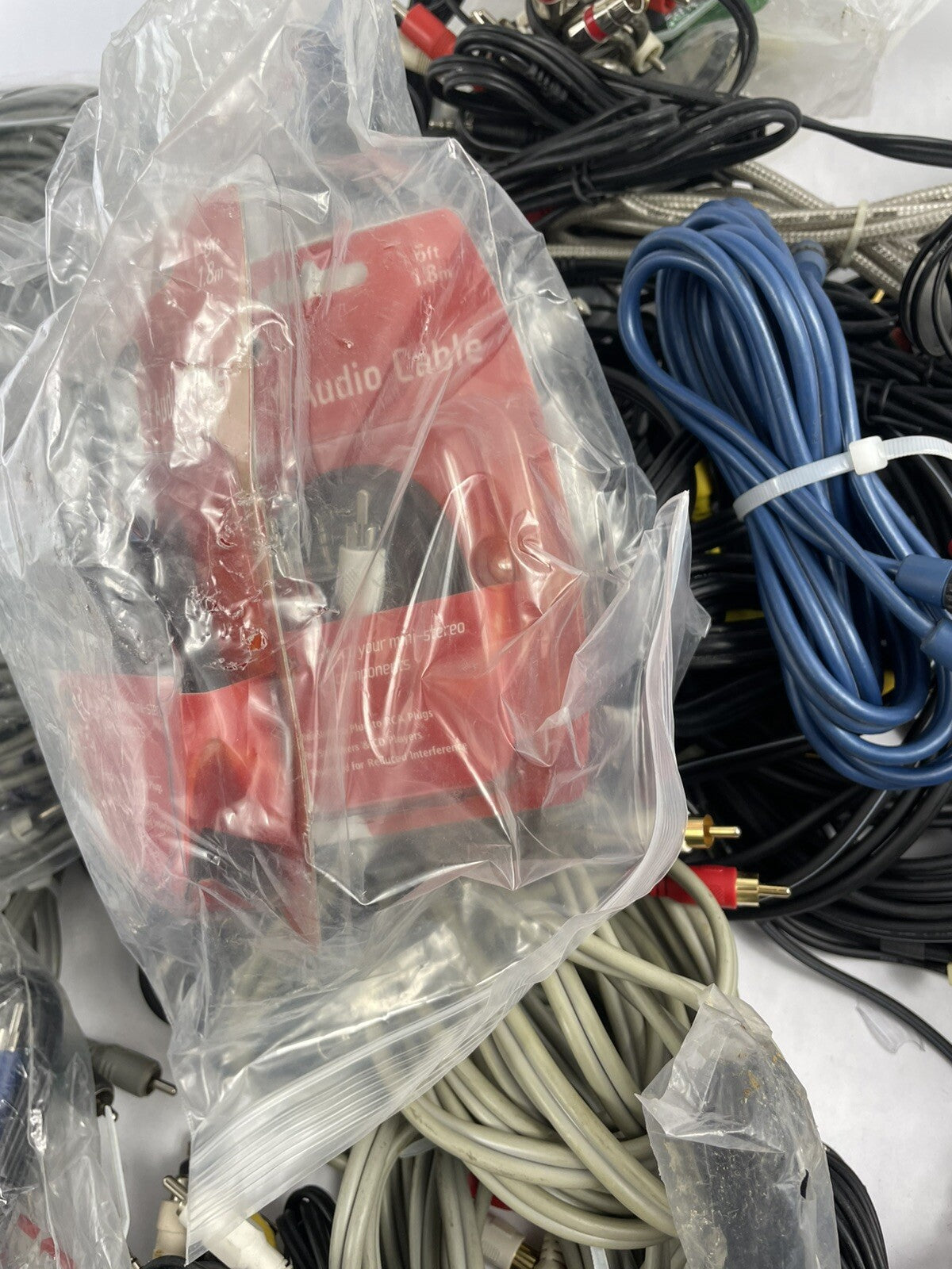 Audio Cables - Bulk Lot - As shown - RCA Cables