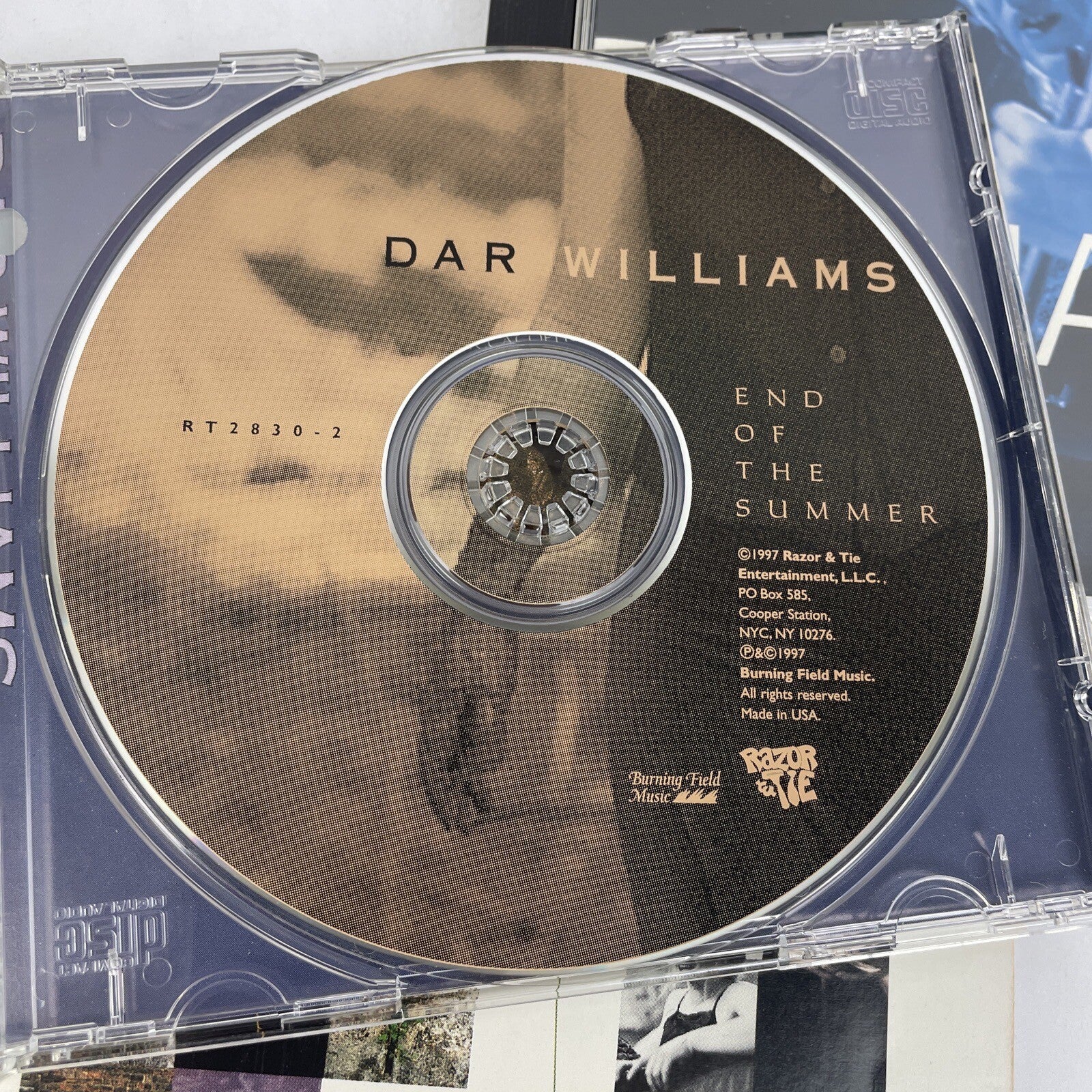 3 x DAR WILLIAMS Audio CDs, End of the Summer, the green world, OUT THERE LIVE