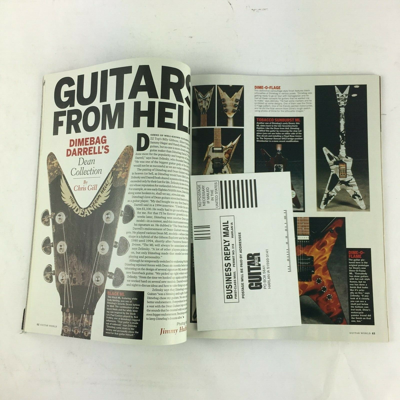 Guitar World Magazine I' 11 Never Be At Peace Paul Reed Smith Dime Fall Out Boy