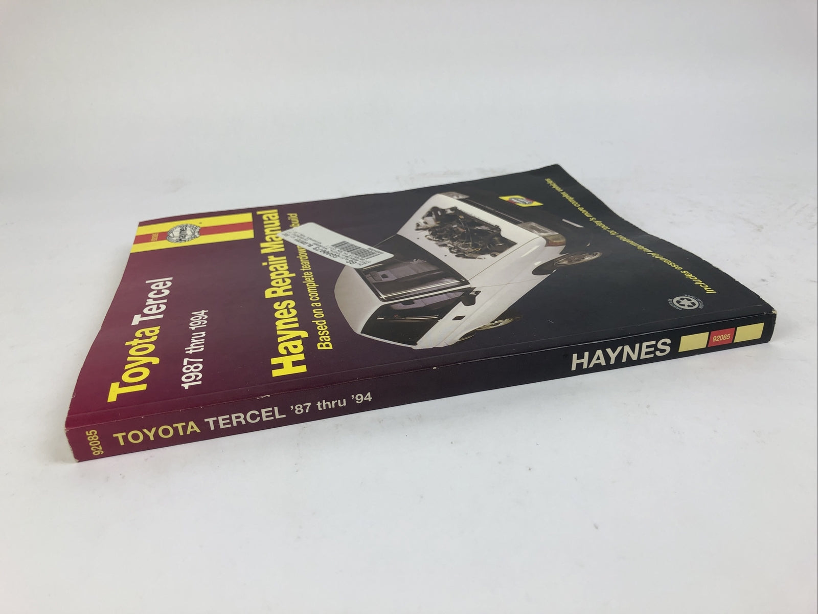 Toyota Tercel Haynes Repair Manual ( 1987 thru 1994 ) # 92085