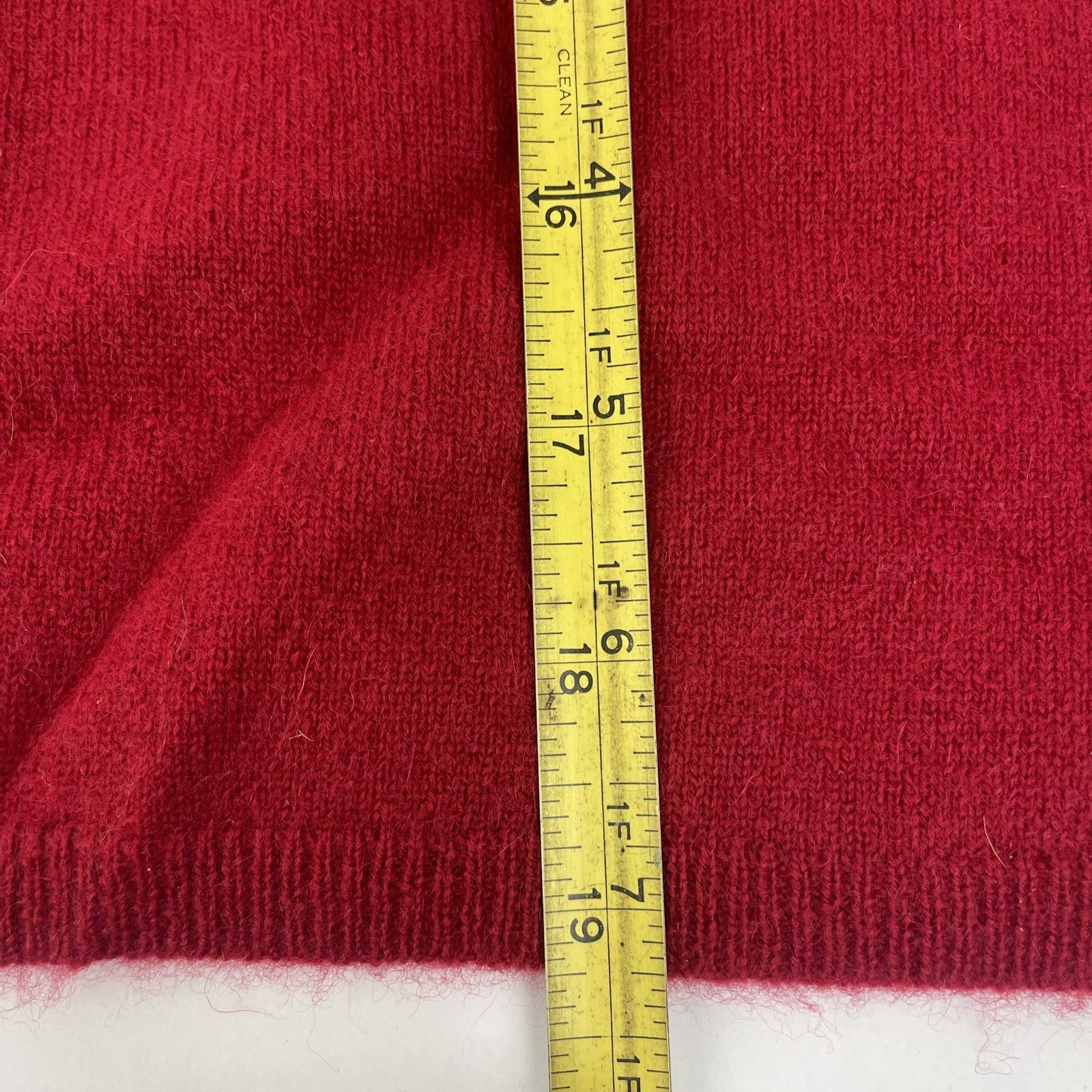 Sutton Studio 100% Cashmere Sweater Women XS Red Short Sleeve Crewneck Pullover