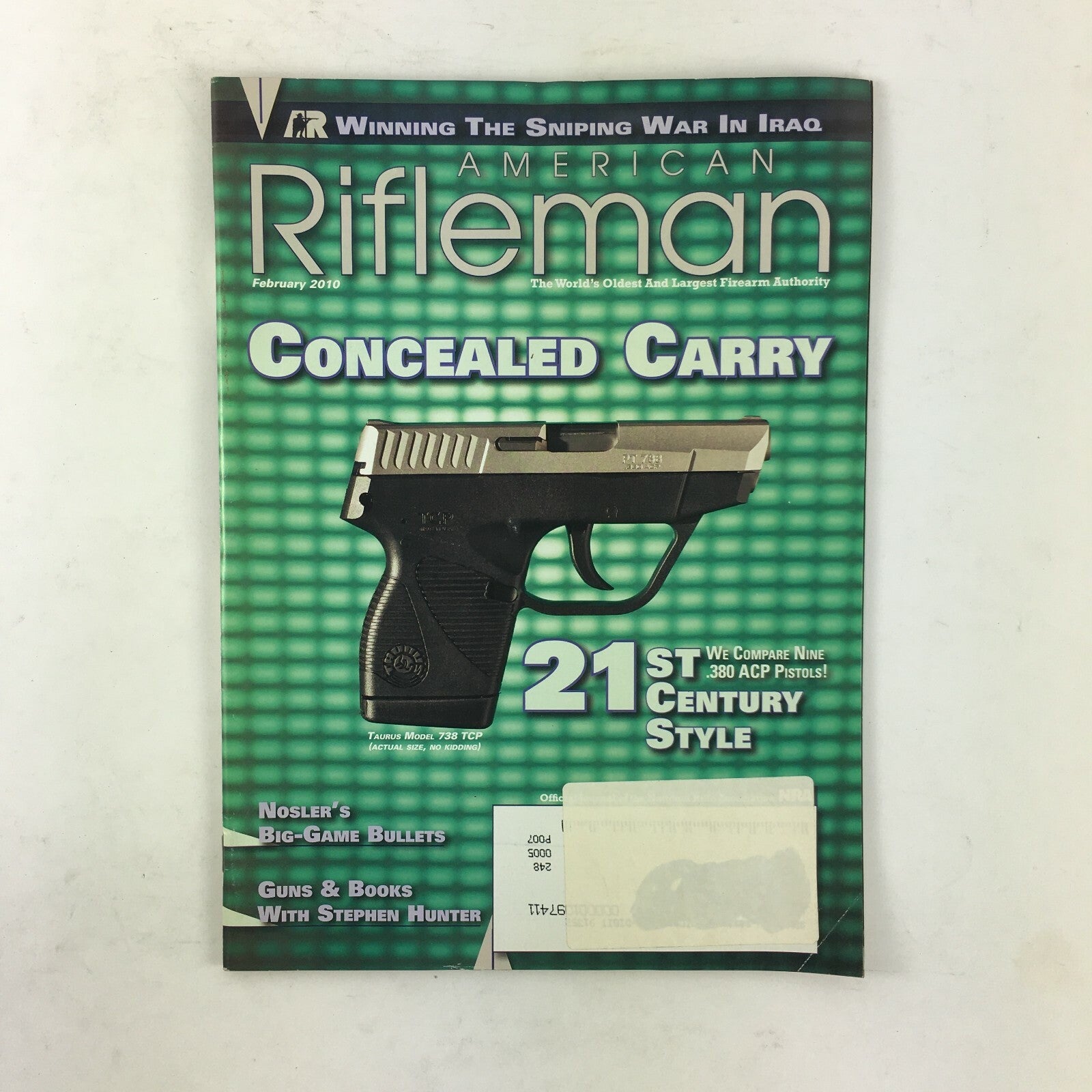 February 2010 American Rifleman Magazine 21st Century Style .300 ACP Pistols!