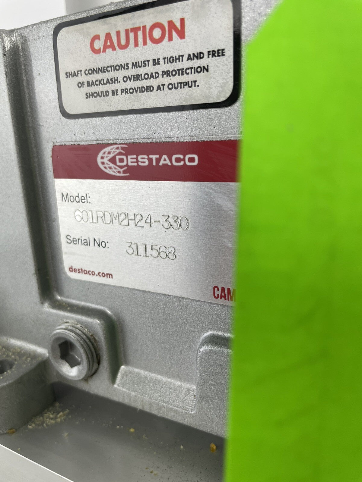 DESTACO Camco 601RDM2H24-330 Rotary Drive Mechanical Indexer