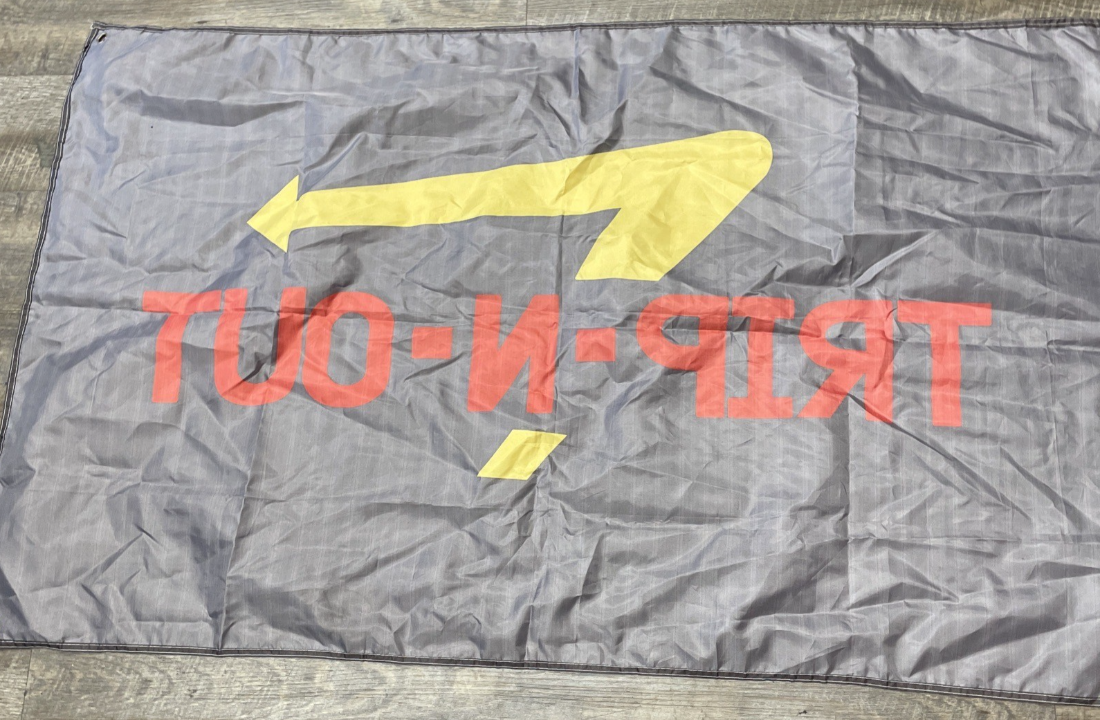 IN N OUT BURGER - Trippin' OUT 56" x 35" FLAG BANNER ADVERT Advertisement -RARE
