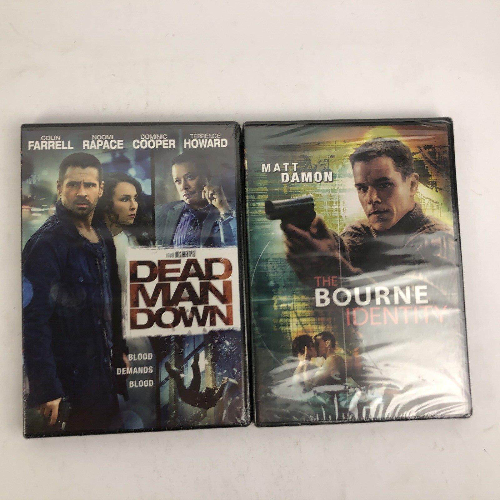 2 x DVD Lot Dead Man Down, Colin Farrel & The Bourne Identity, Matt Damon * NEW
