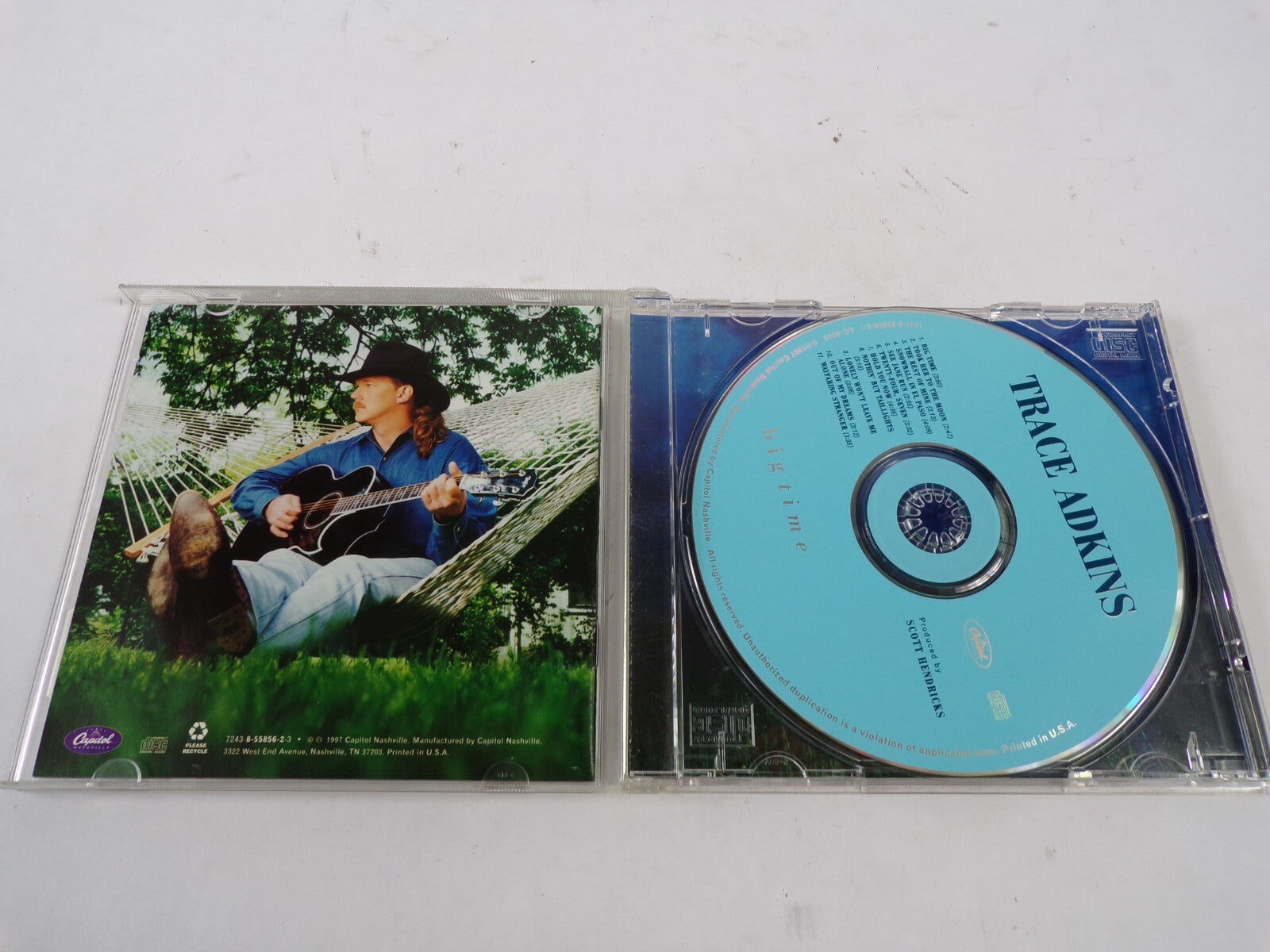 Trace Adkins Bigtime Scott Hendricks Big Time Took Her To The Moon See Run CD#16