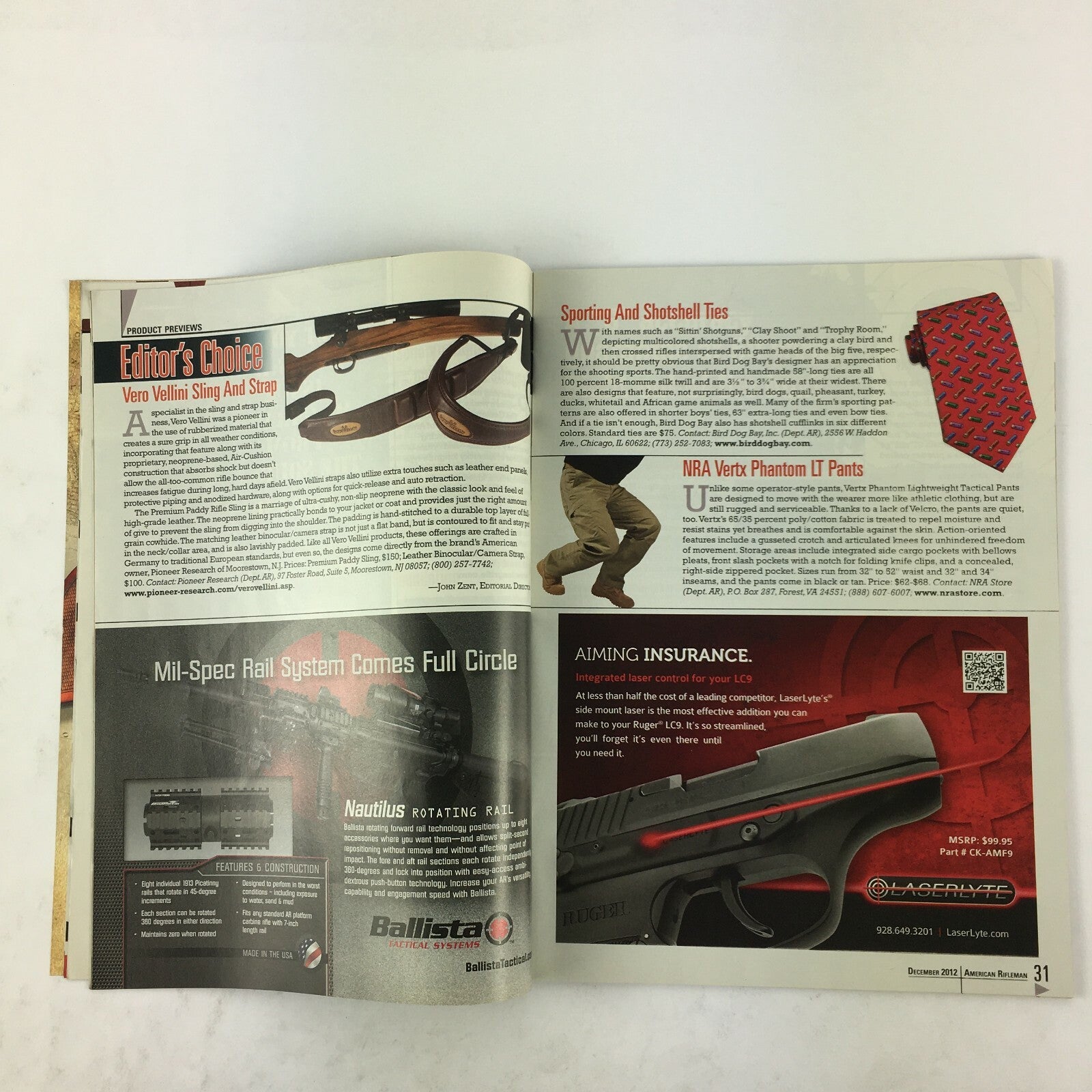 December 2012 American Rifleman Magazine Remington Model 700 The First 50 Years