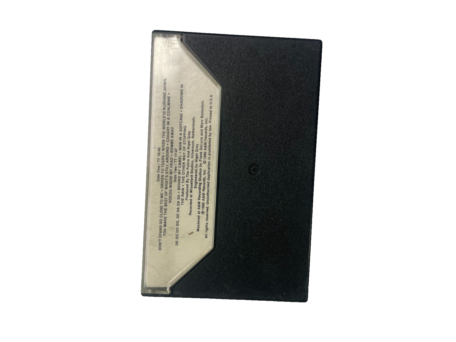 The Police – Zenyatta Mondatta Don't Stand So Close To Me Still Around #Cassette