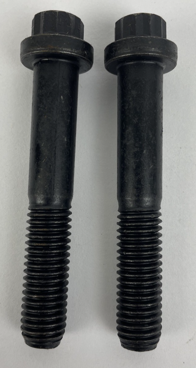 Lot of 2 x 12 Point Flanged Ferry Bolt = Grade 10.9 Steel F-C 2.75" 70mm Length