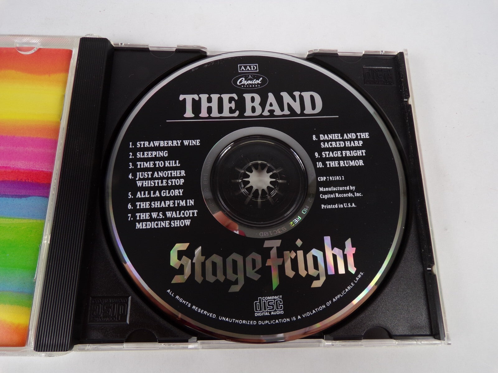 The Band Stage Fright CD #10