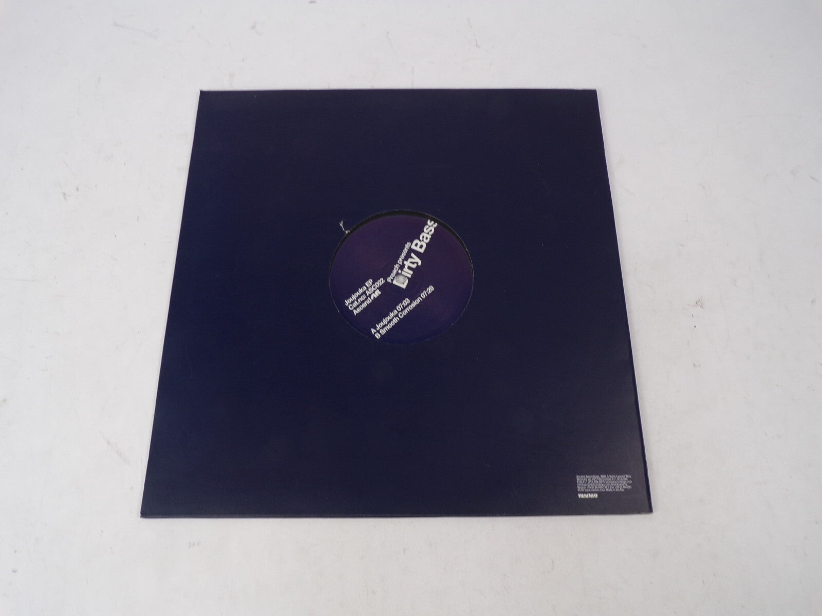 Ascend Recordings Dirty Bass Joujouka Smooth Corrosion Vinyl Record