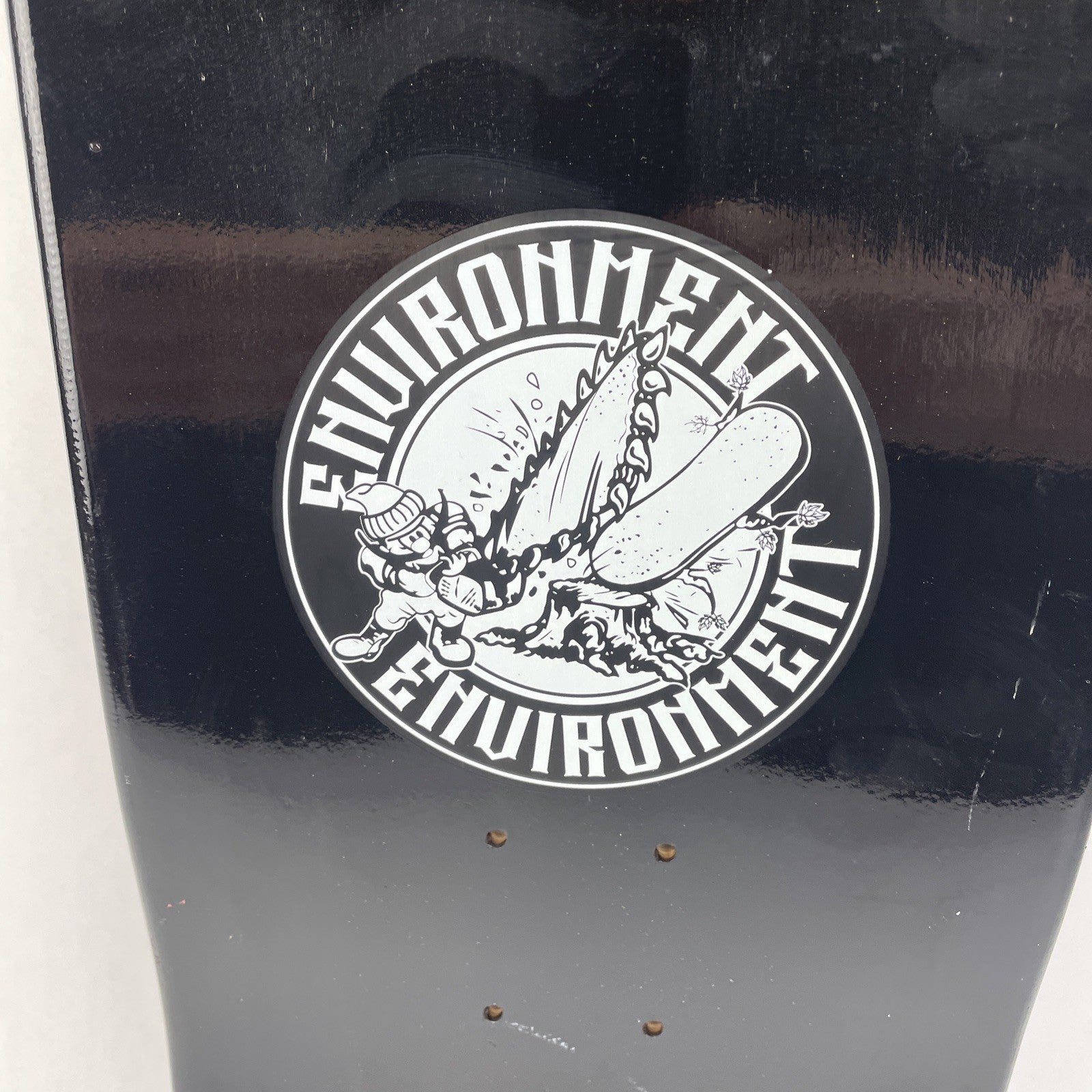 " El Jefe "  The Ripper - Blackout Full Dip Skateboard 8.75" x 32.5" Deck Blem 1