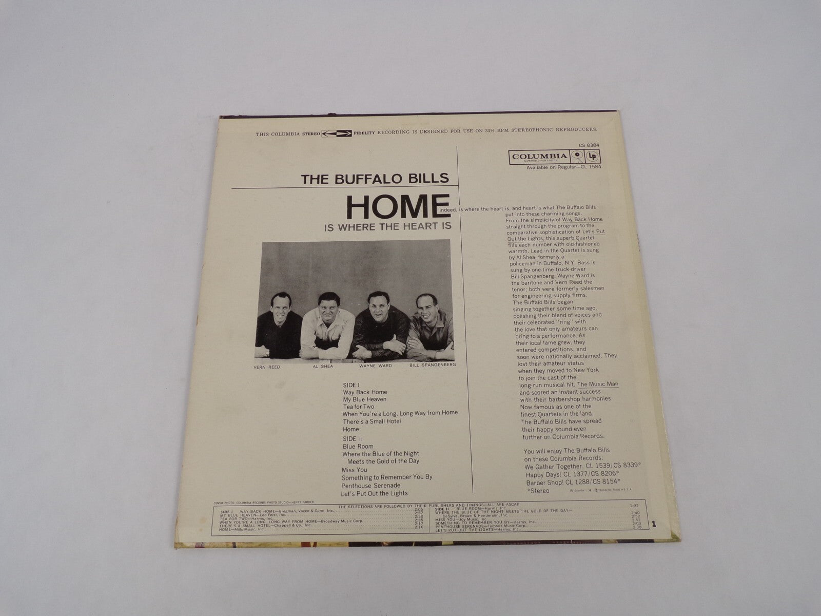The Buffalo Bills Home Is Where The Heart Is My Blue Heaven Home Vinyl Record