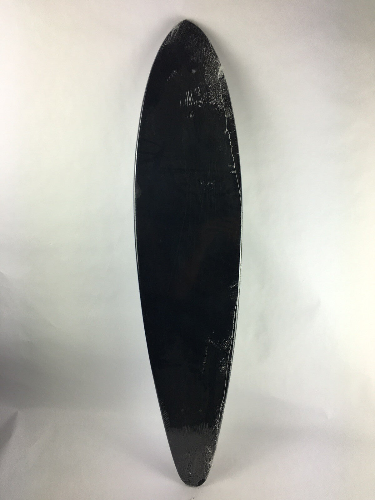 Black 8-ply natural maple 9x40 top mount downhill freeride longboard skateboard deck C2.
