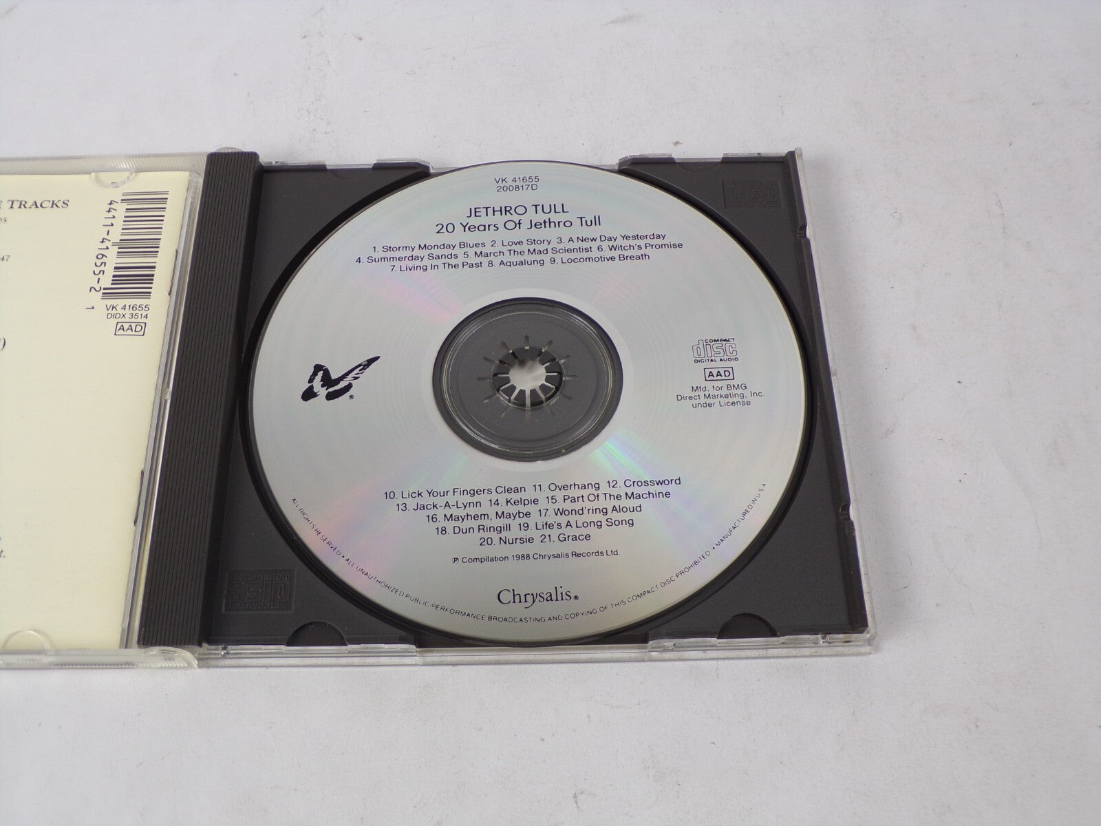 20 Years Of Jethro Tull The Radio Archives & Rare Tracks Stormy Monday BlueCD#41