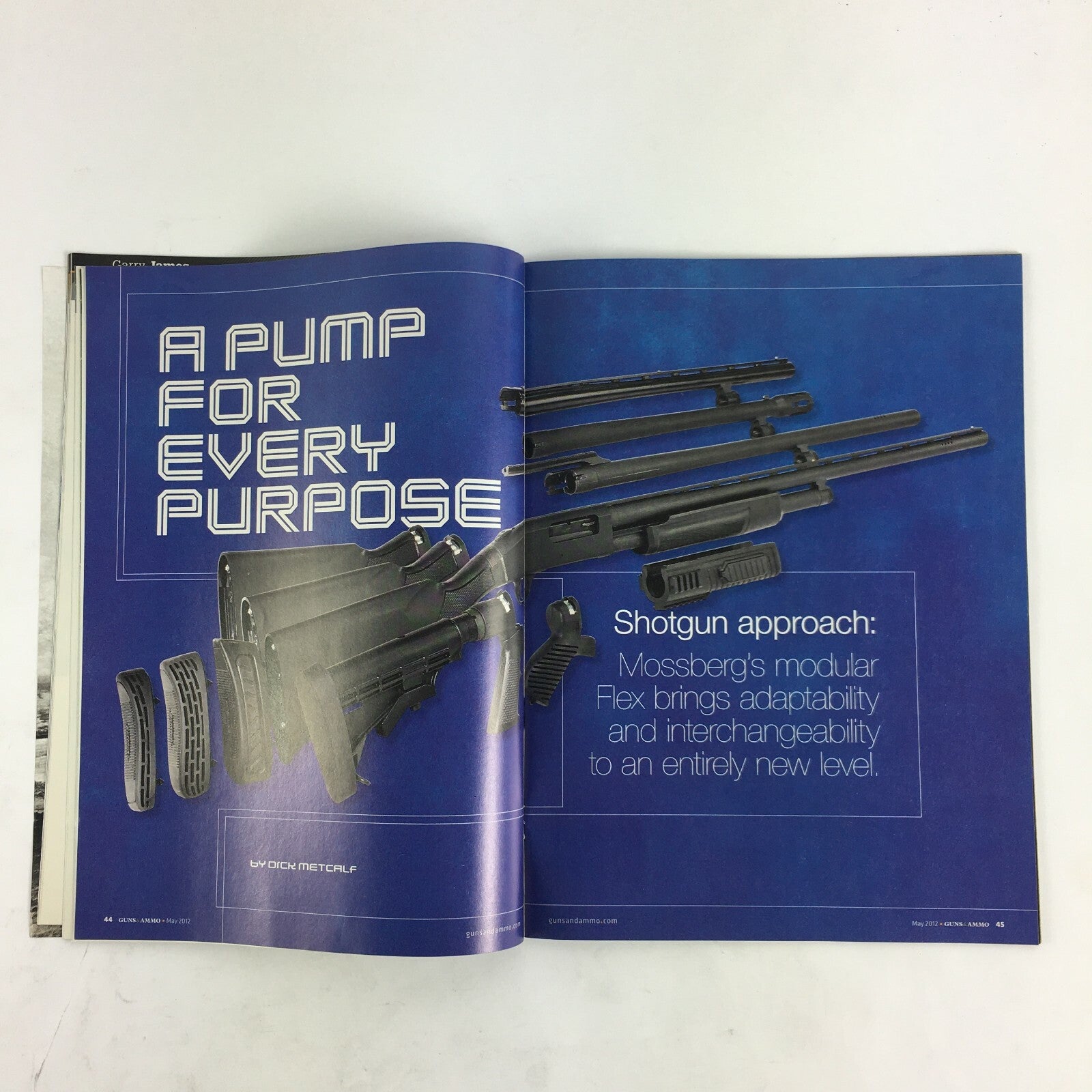 May 2012 Guns & Ammo Magazine Modular Marvel M500 Flex P-38 Vs. Soviet TT-33