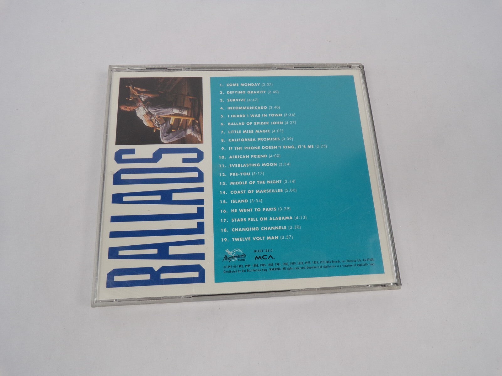 Jimmy Buffett Ballads Come Monday Defying Gravity Survive I hEard I Was In CD#63