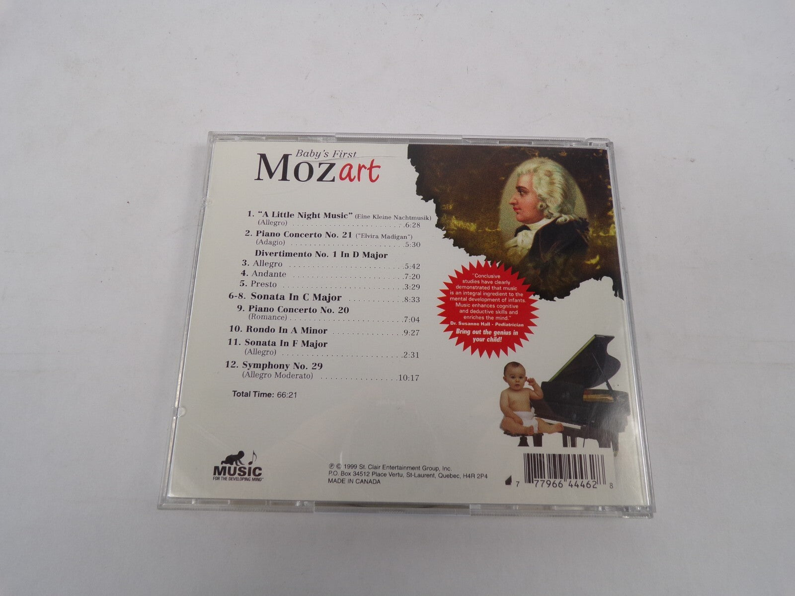 Baby's First "A Little Night Music" Piano Concerto No. 21 - Allegro AndanteCD#25