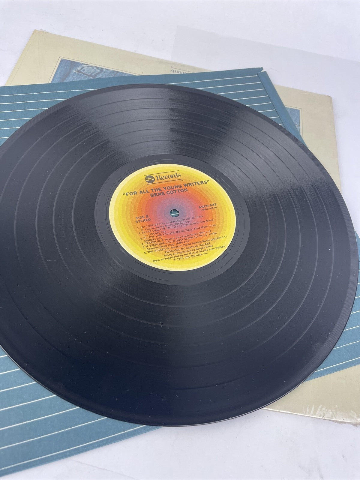 Gene Cotton - For All The Young Writers - ABC Records 1975/76 VGC