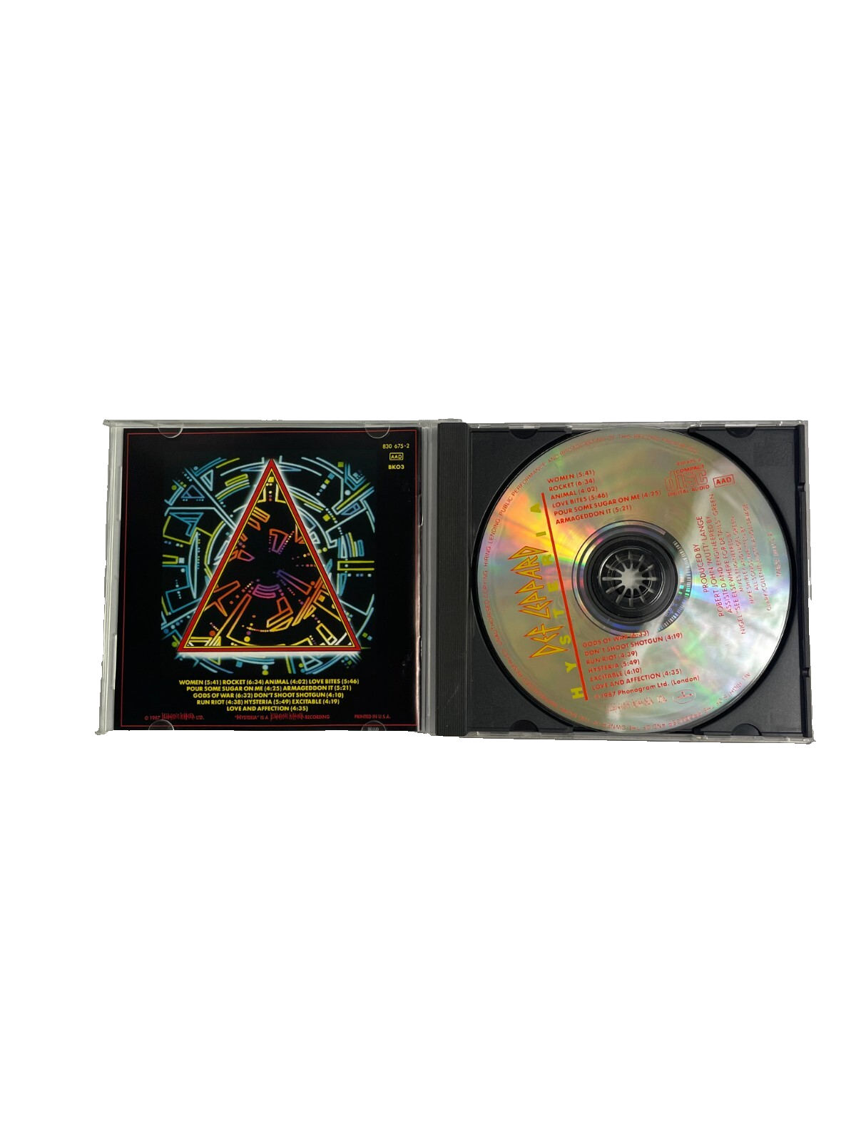 Def Leppard – Def Leppard Rocket Animal Pour Some Sugar on Me Run Riot CD#6