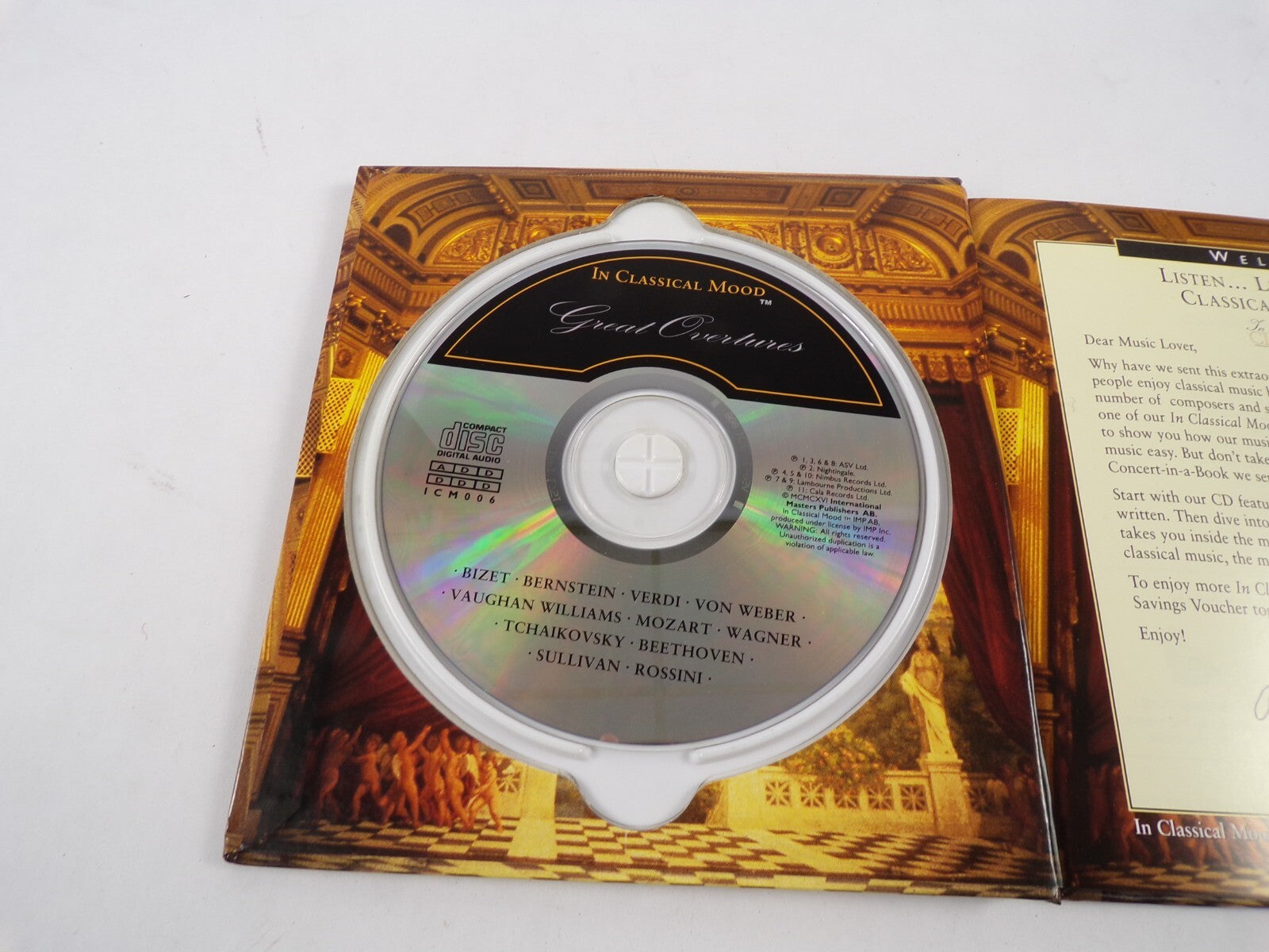 The Classical Mood Great Overtures Georges Bizet Leonard Bernsten Giuseppe CD#2
