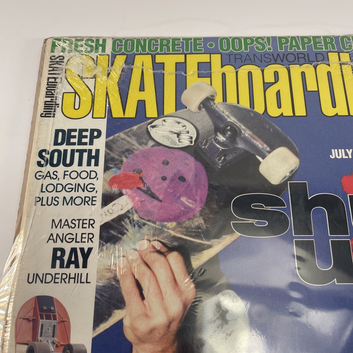 TRANSWORLD SKATEBOARDING MAGAZINE July 1991 Mike Youssefpour Phillips Deep South