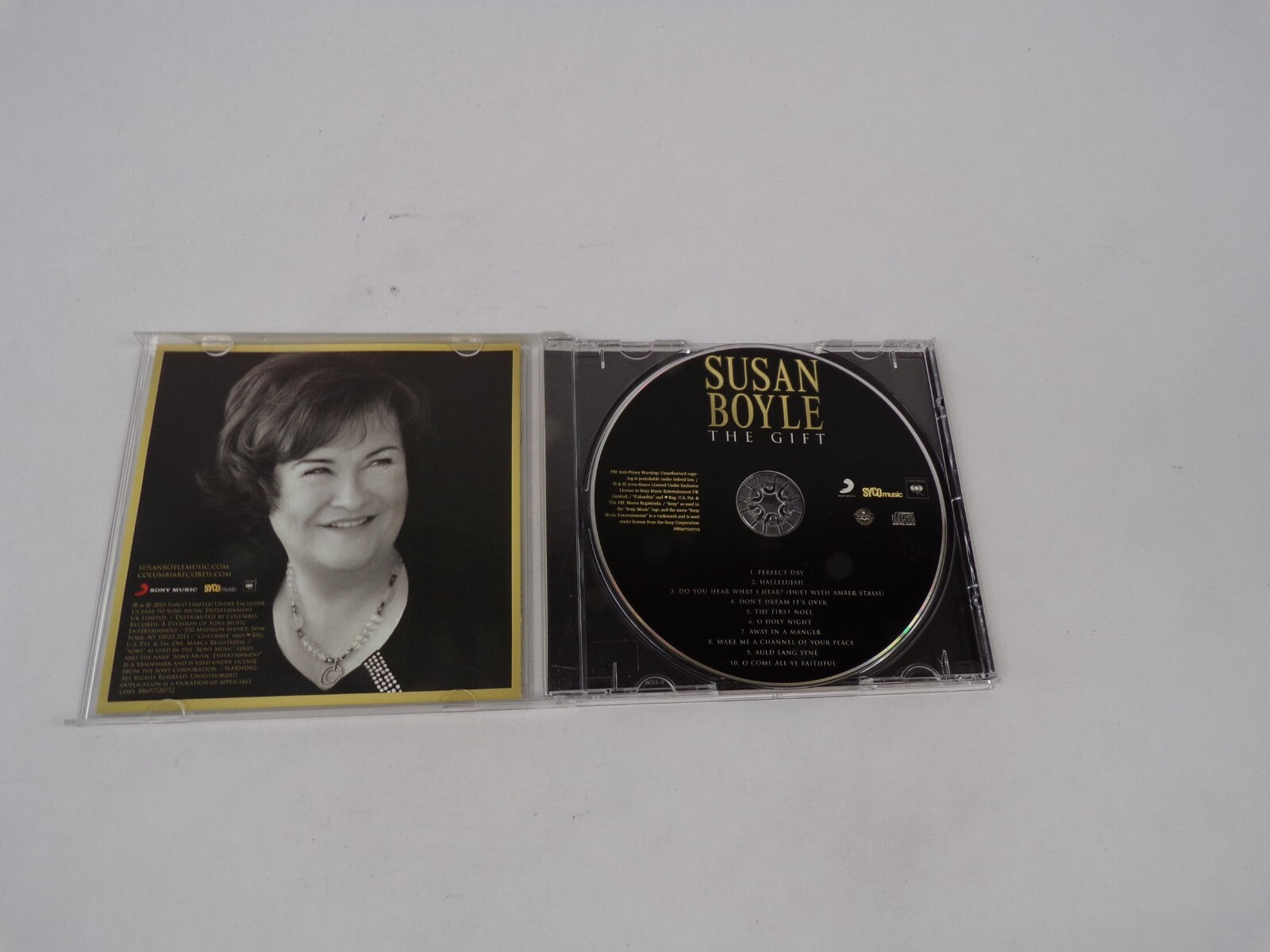 Susan Boyle The Gift Persect Day Hallelujah Do You Hear What I Hear? Don't CD#67