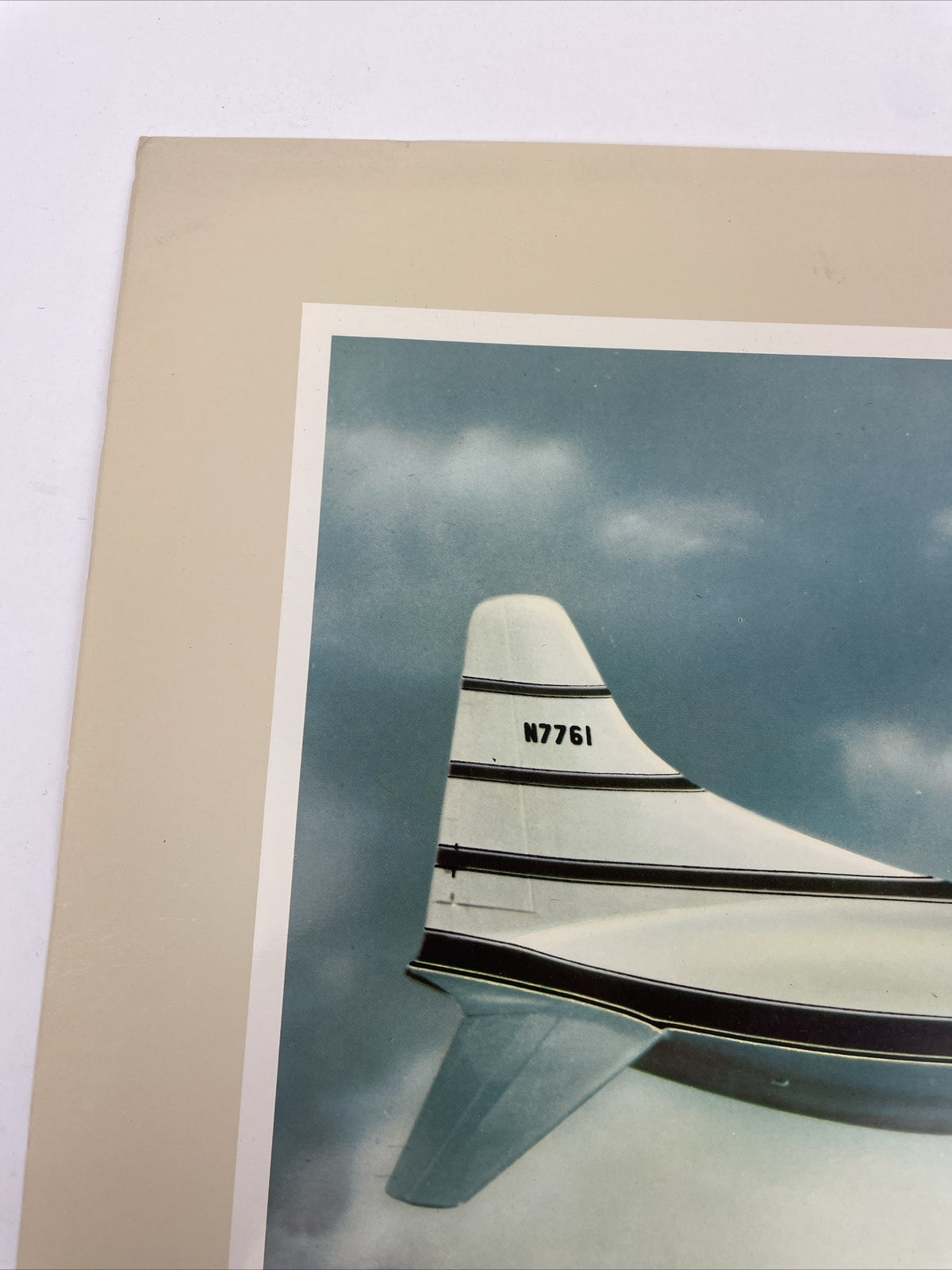 Rare CONVAIR METROPOLITAN 440 COMMERCIAL TRANSPORT Print 20”x16 GENERAL DYNAMICS