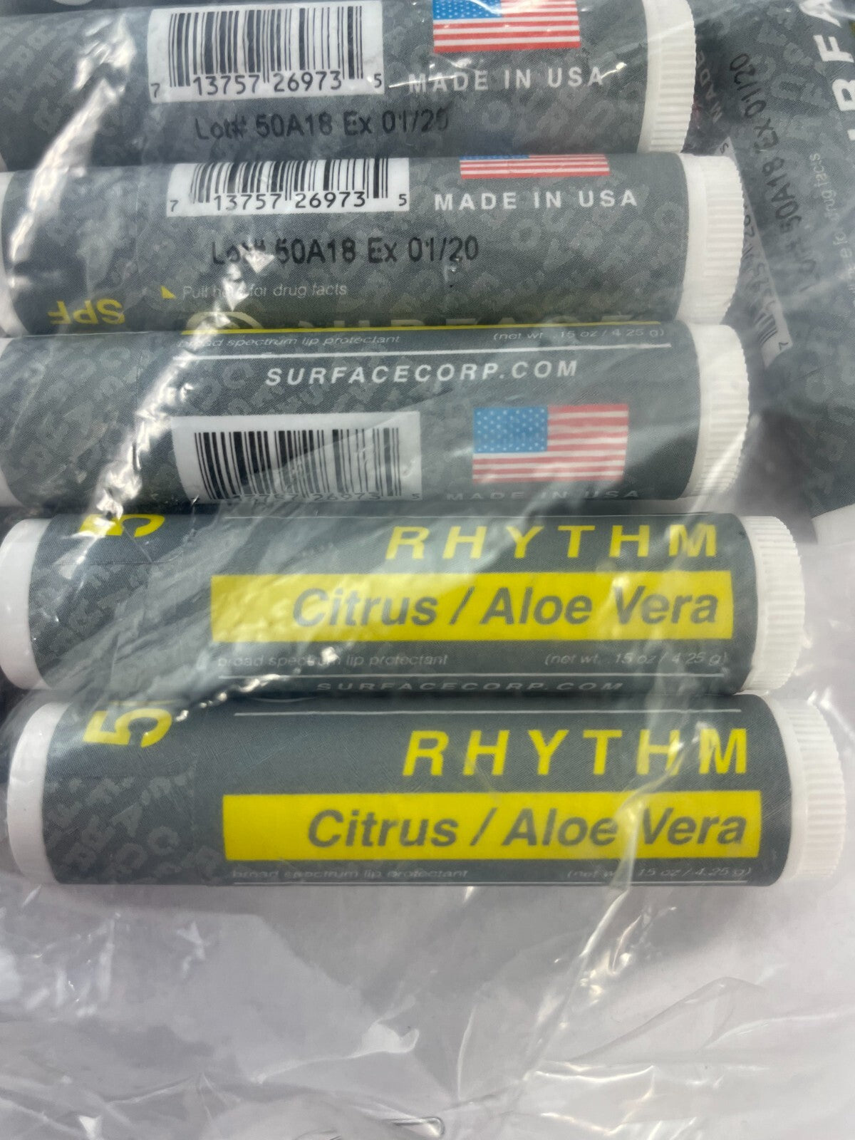 Surface Citrus Aloe Vera Broad Spectrum Lip Protectant