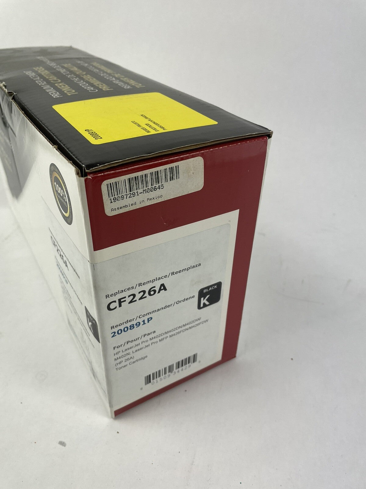 For HP 26A Black Toner Cartridge CF226A NEW Sealed REMAN M402D M402DN M402DW