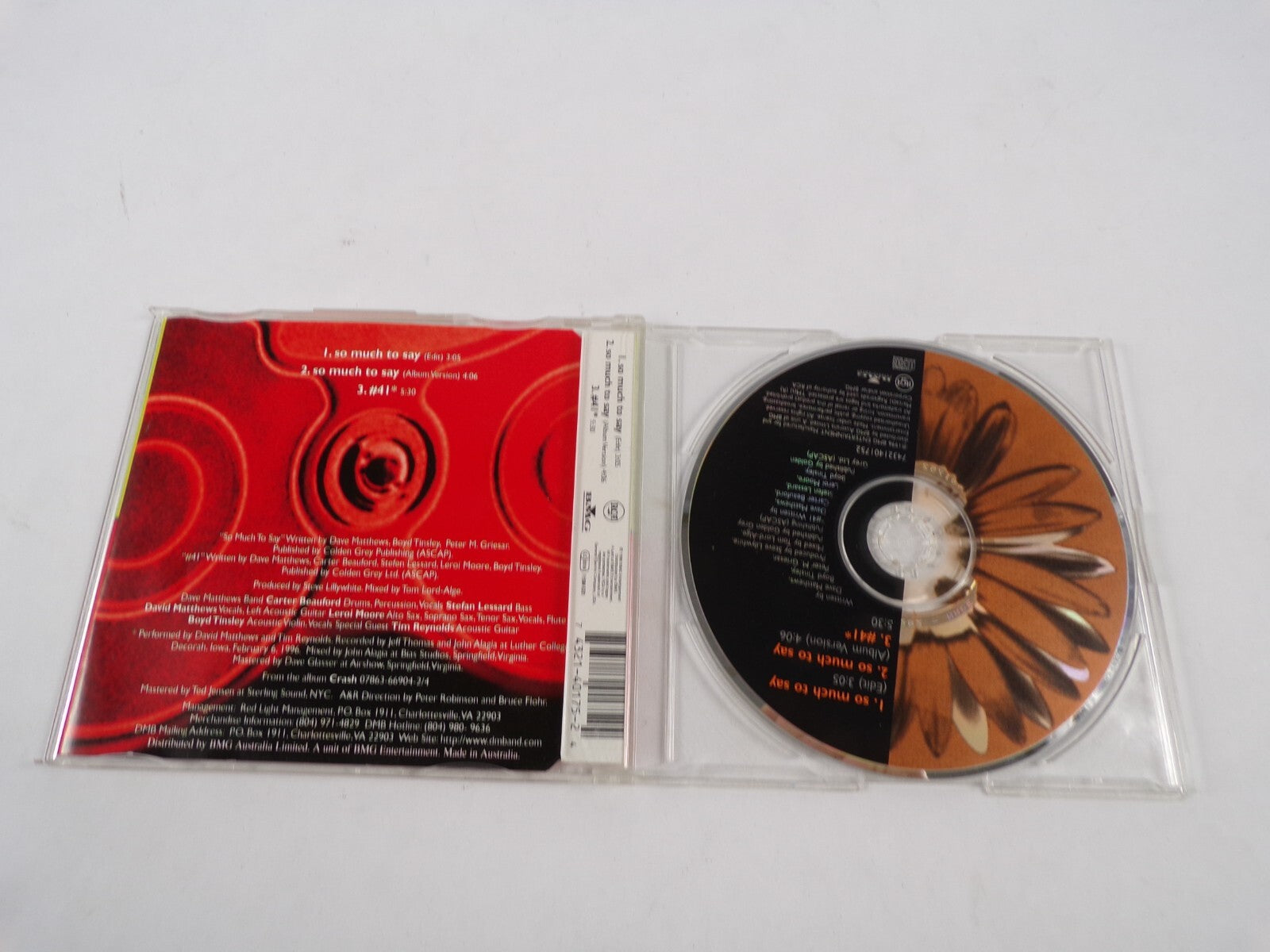 Dave Matthews Band To Much To Say So Much To Say ( Edit ) So Much To Say CD#2