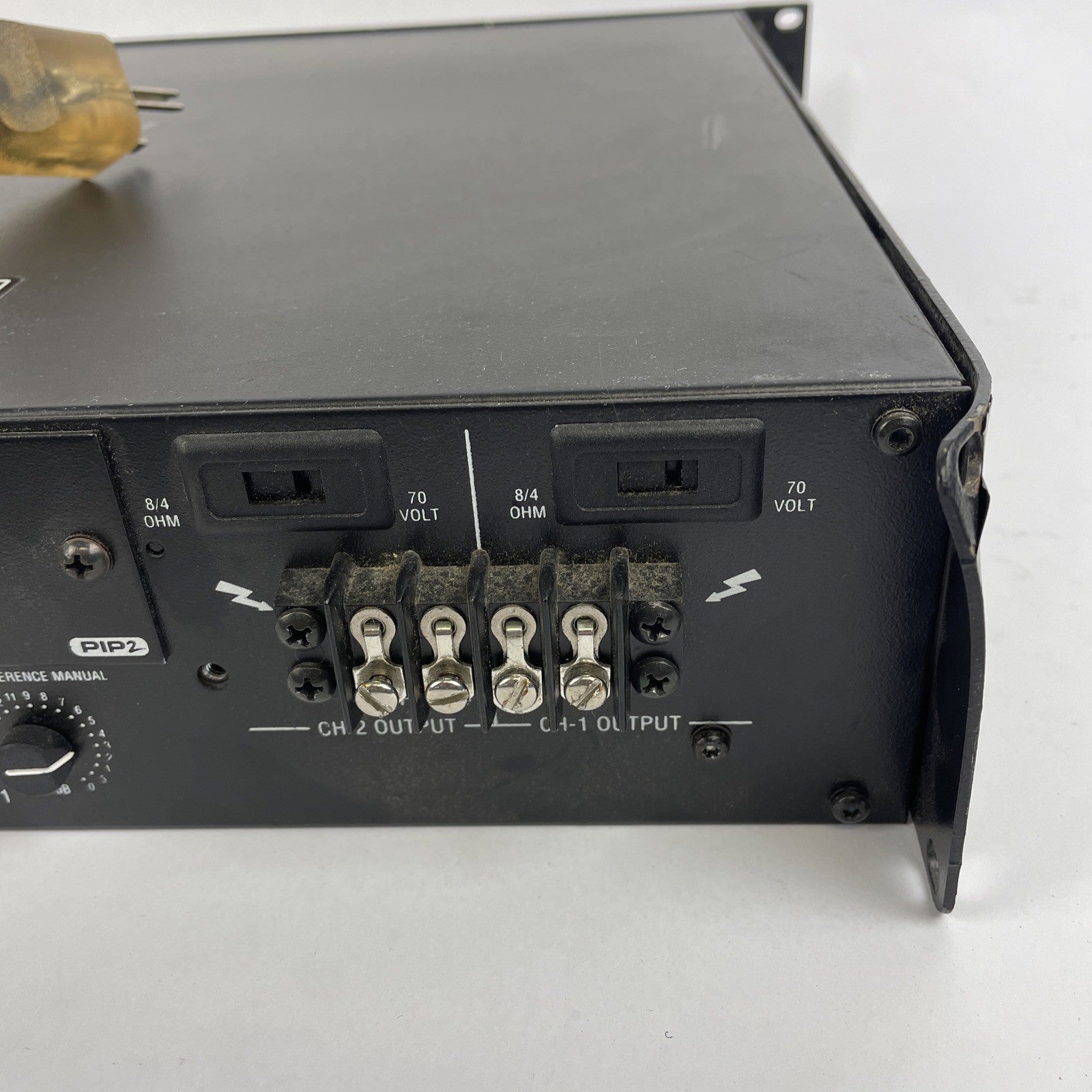 Crown Com-Tech 210 2-Channel Power Amplifier - Programable Input Processor PIP