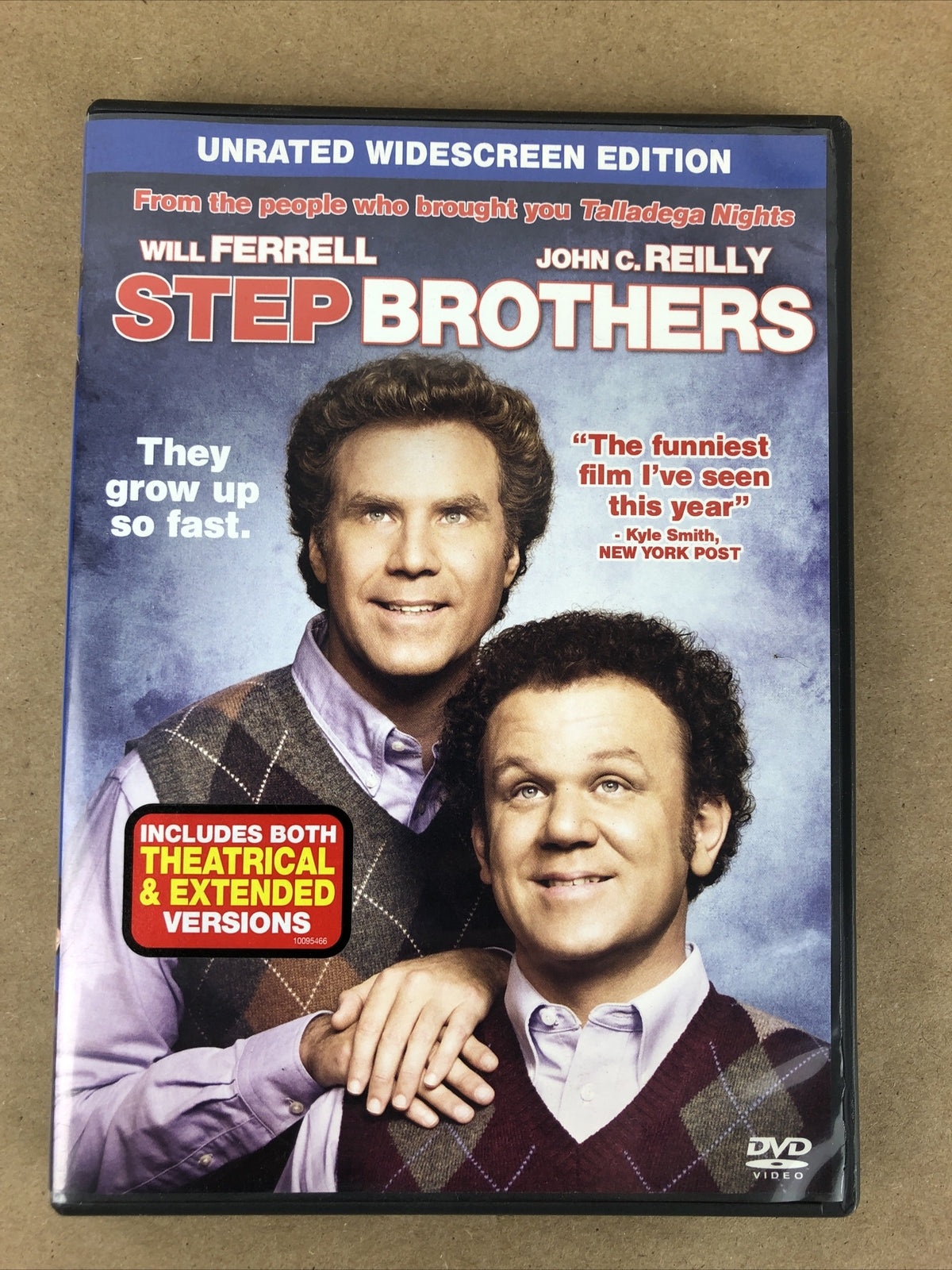 Step Brothers (UNRATED WIDESCREEN EDITION DVD, 2008) Will Farrell John C. Reilly