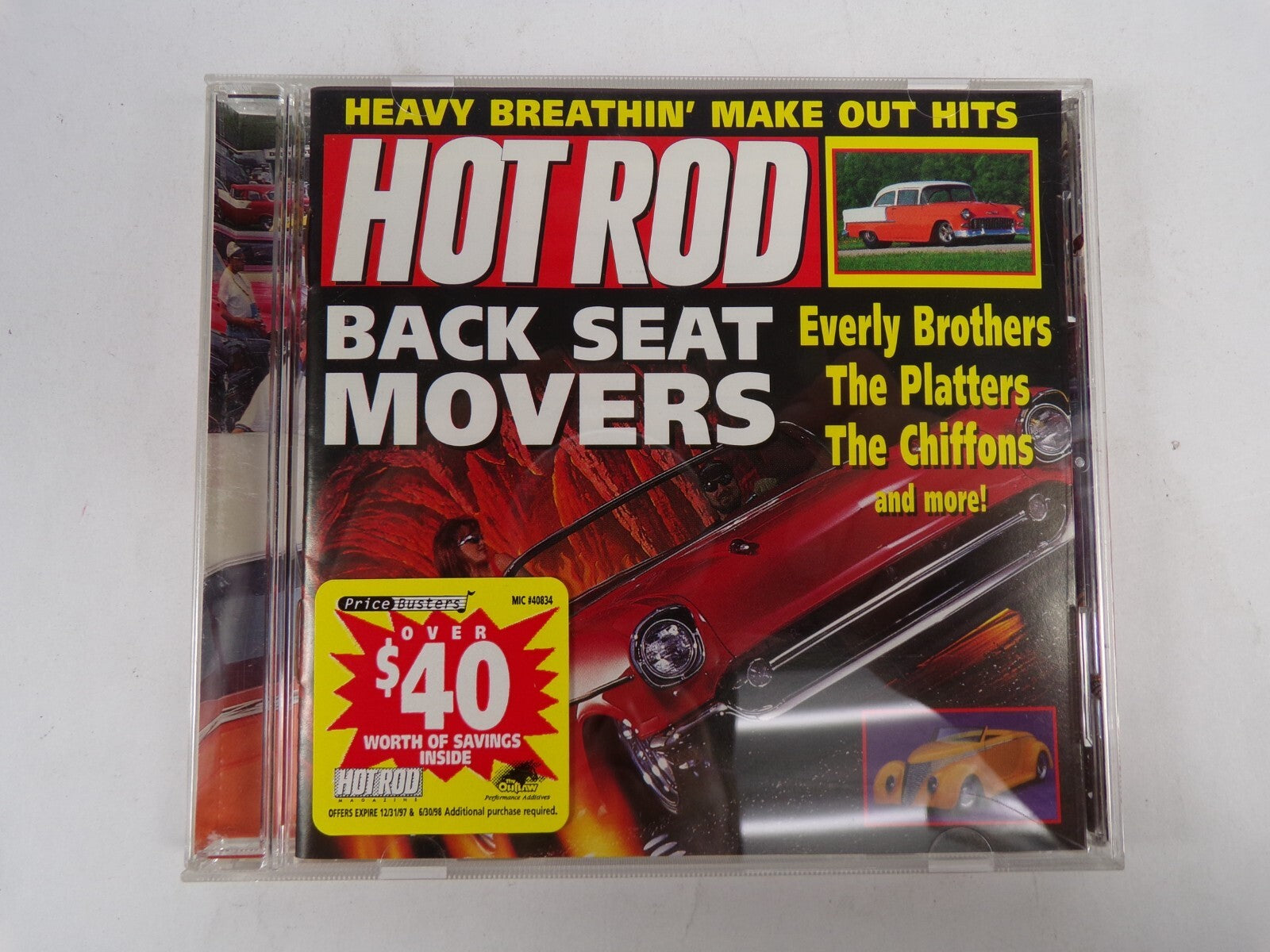 Hot Rod Back Seat Movers Everly Brothers The Platters The Chiffons CD #31