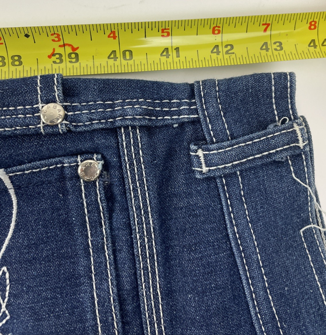 Vintage CABARET By Hudson Women’s Boot Cut Flare Jeans Size 3 Embroidered Y2K