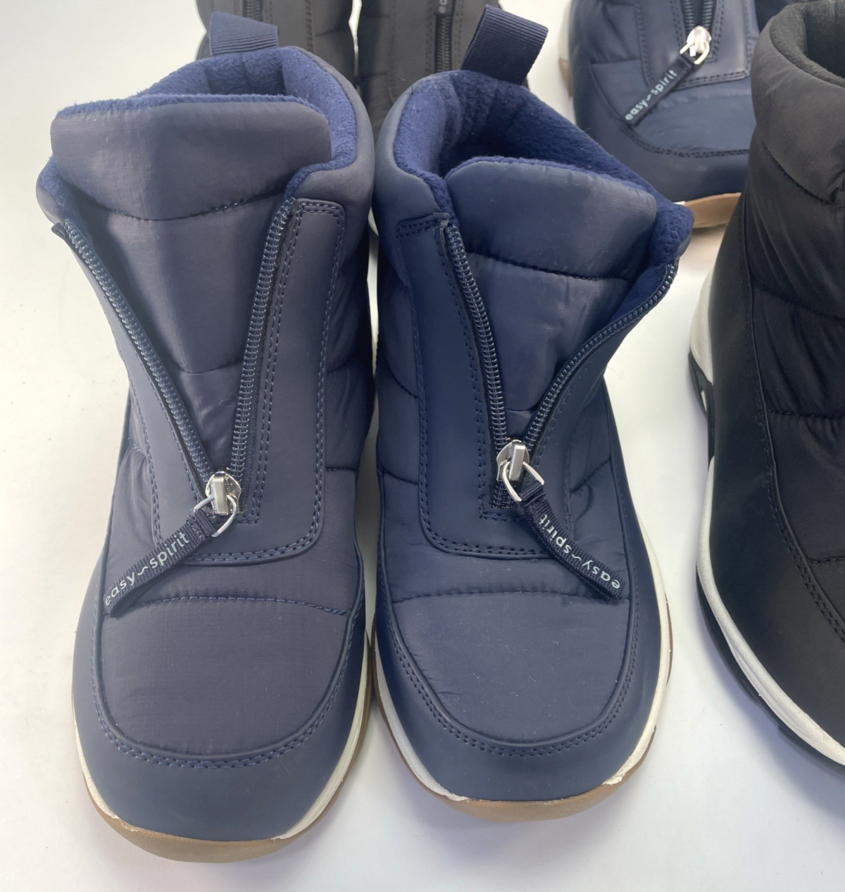 4 x Easy Spirit Wistar Outdoor Comfy Ankle Booties Shoes Blue Black US 7.5 W