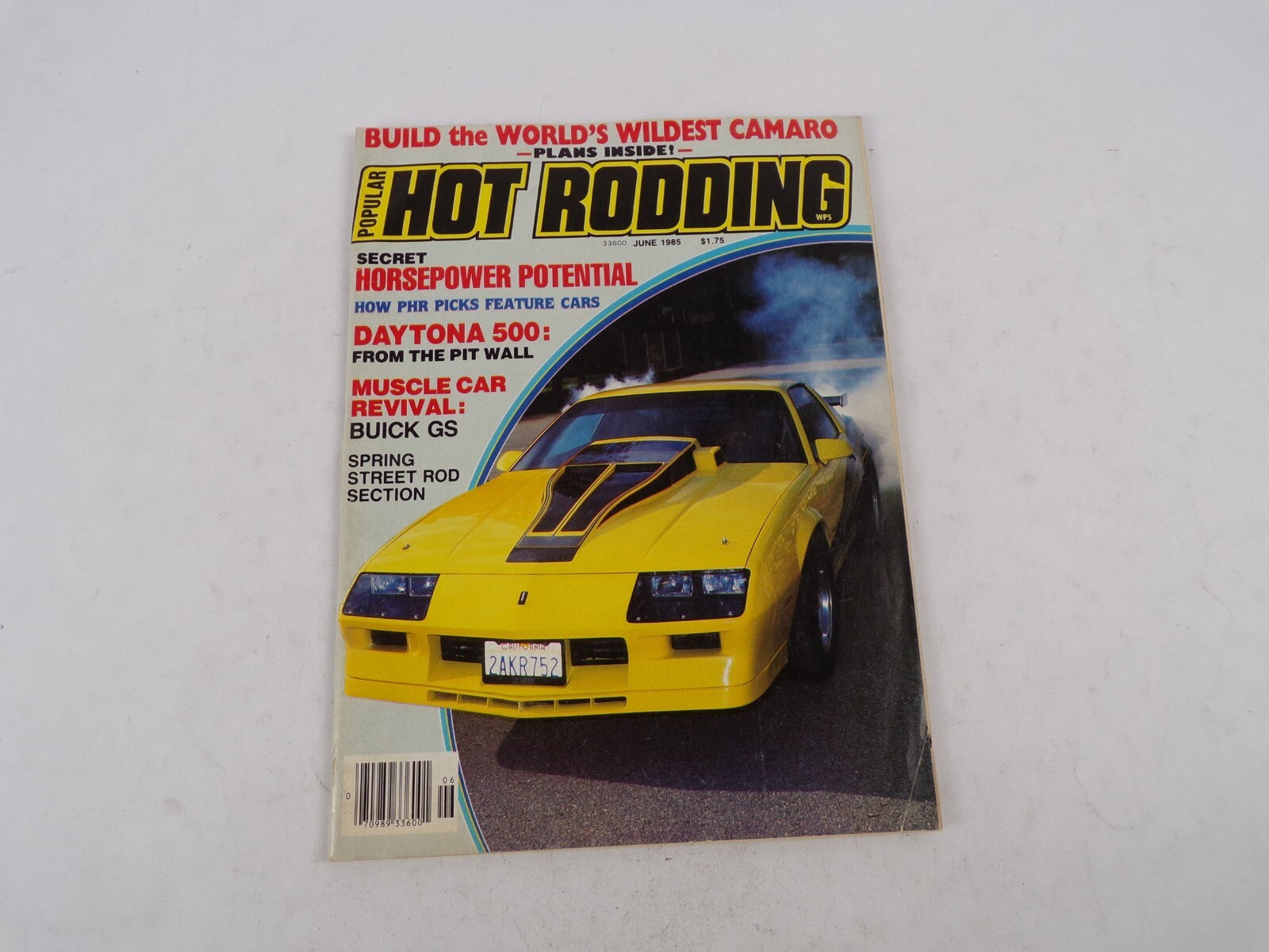 June 1985 Hot Rod Magazine Build The World's Wildest Camaro Plans Inside! Secret