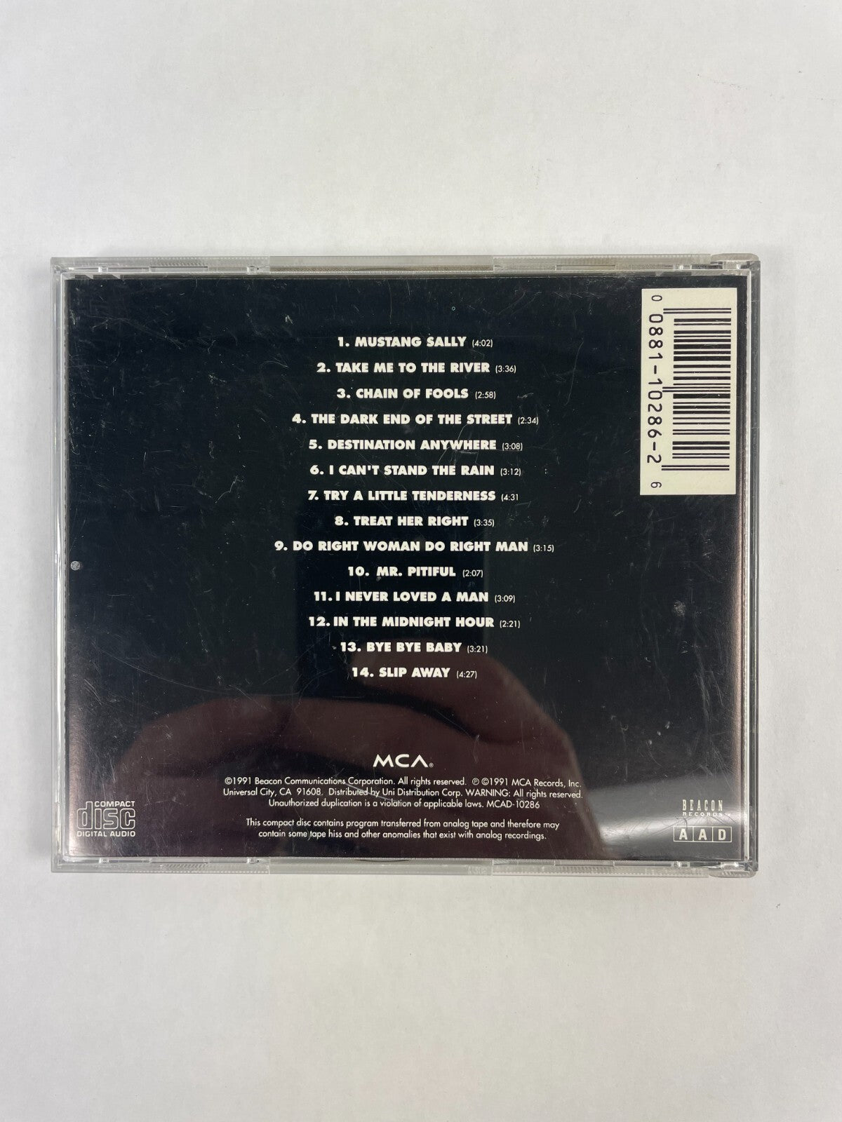 The Commitments Mustang Sally Slip Away Mr. Pitiful Treat Her Right CD#72