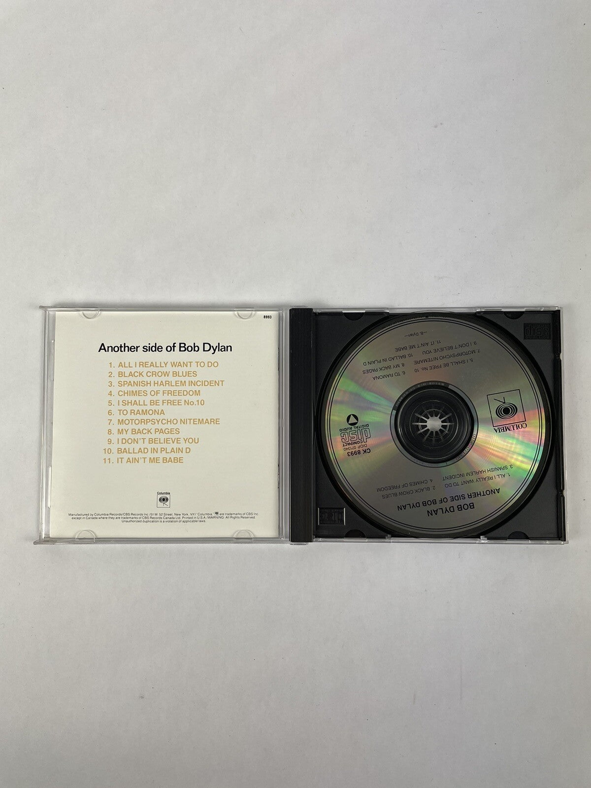 Another Side Of Bob Dylan CD #3