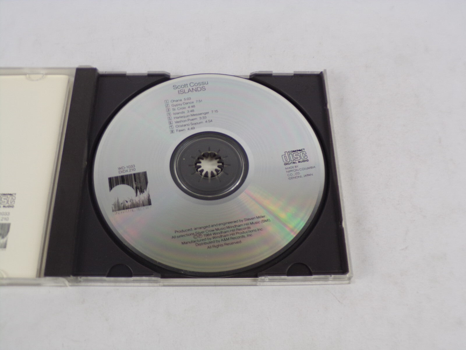 Scott Cossu Ohana Gypsy Dance St. Croix Islands Harlequin Messenger Vashon CD#53