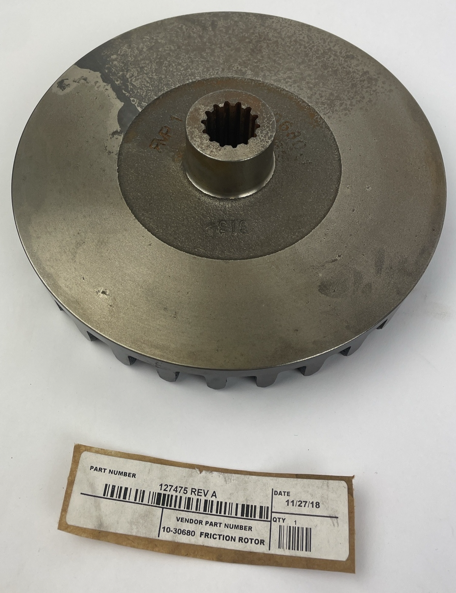CROWN Integrity Parts Systems Brake Friction Rotor Part Number 127475 REV A NOS