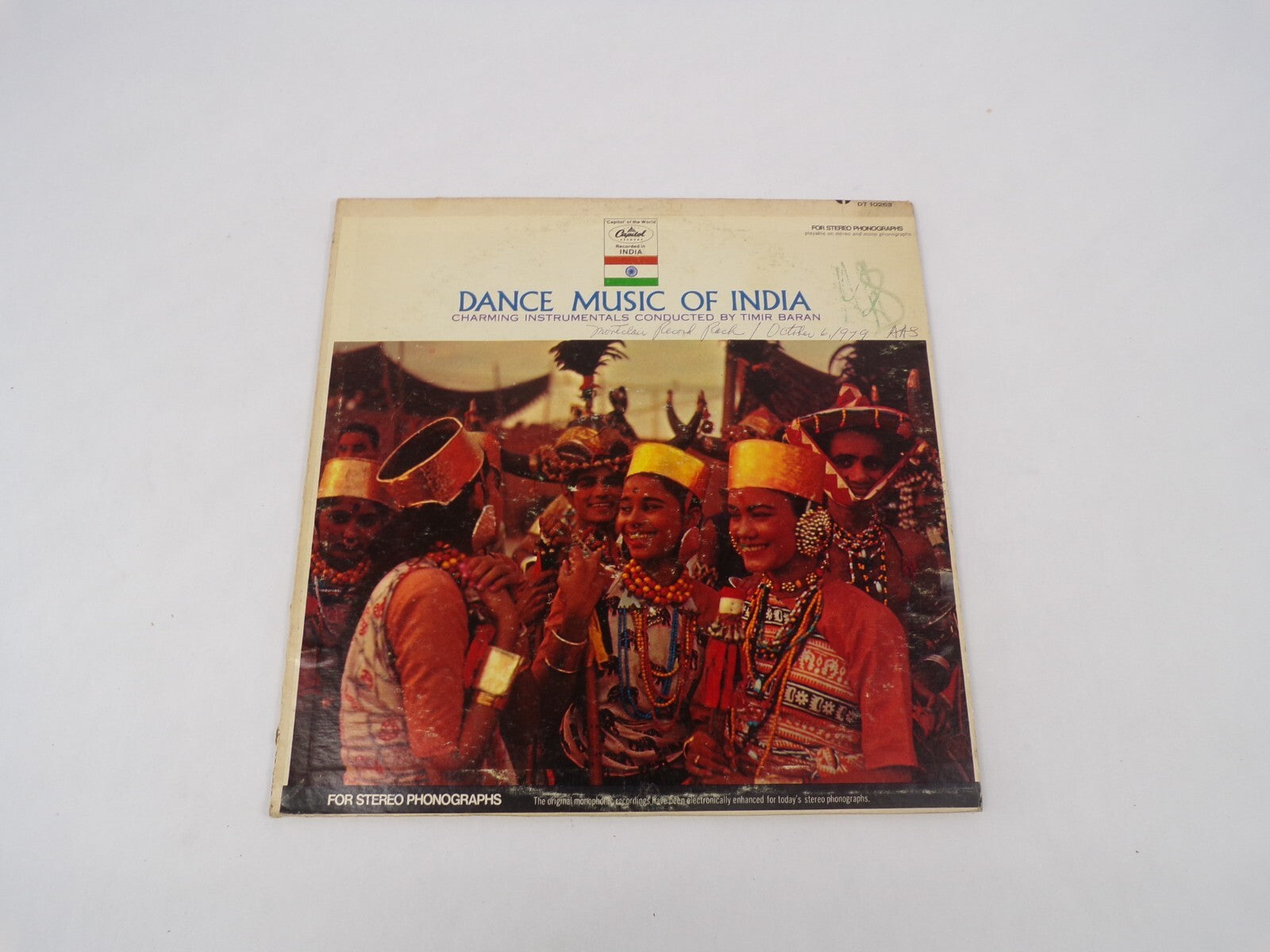 Dance Music Of India Charming Instrumentals By Timir Baran Vinyl Record