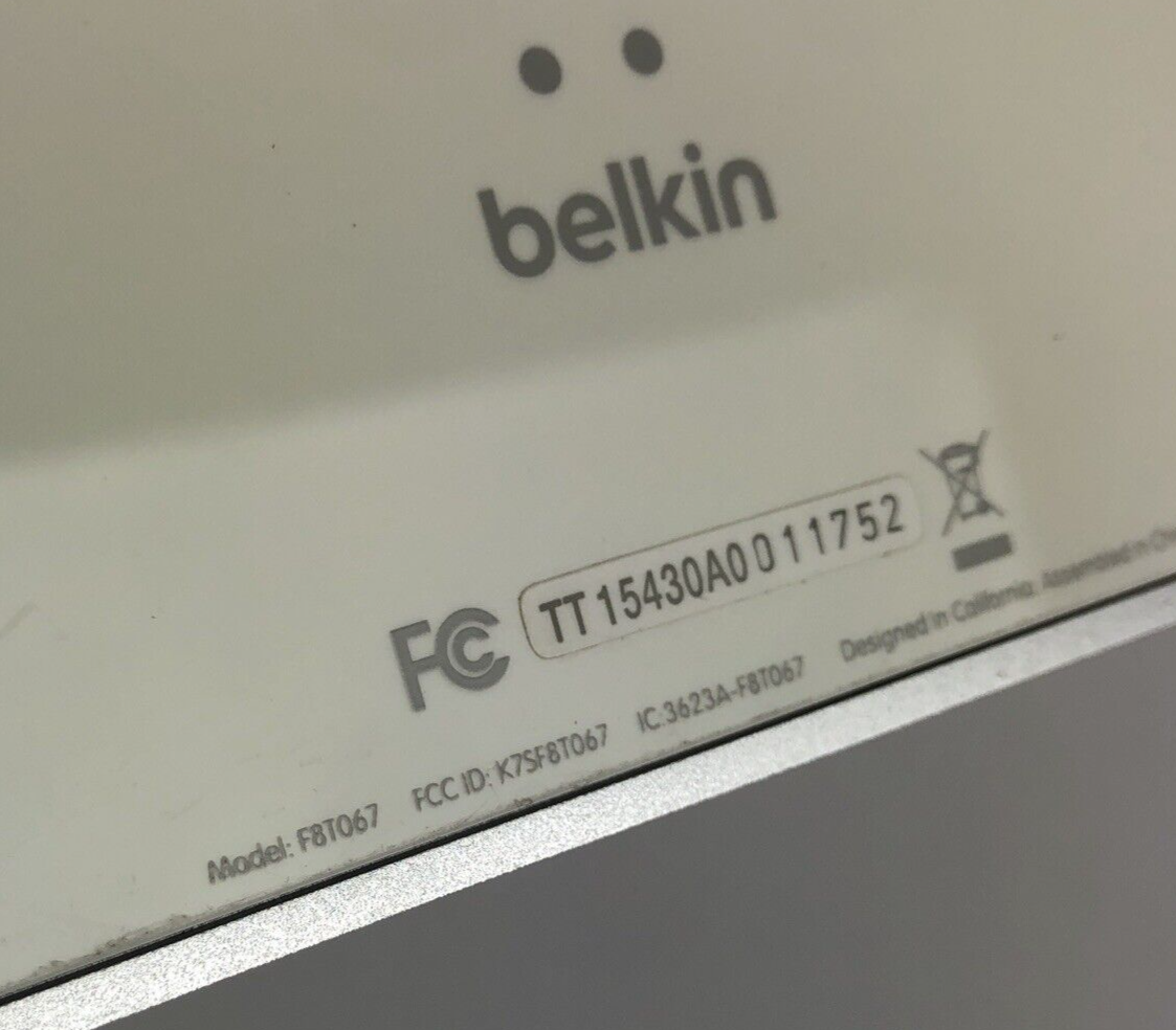 BELKIN F8T067 Aluminum YourType Bluetooth Wireless Keypad for iMac Mac 10-key