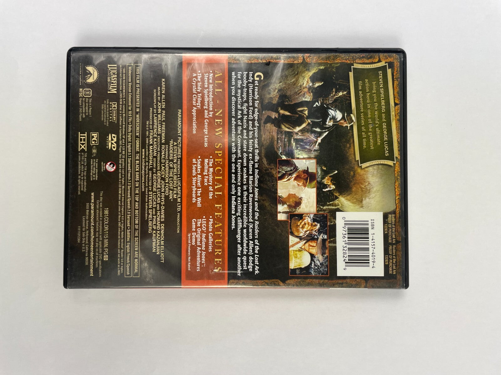 Indiana Jones And The Raiders Of The Lost Ark Ronald Lacey Philip DVD Movie