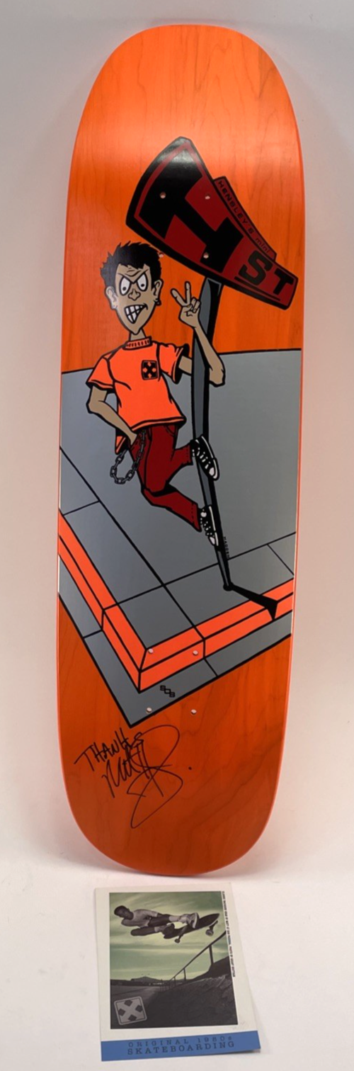 Matt Hensley H-Street Skateboards A Series Vista Pole Street Swinger Signed #24