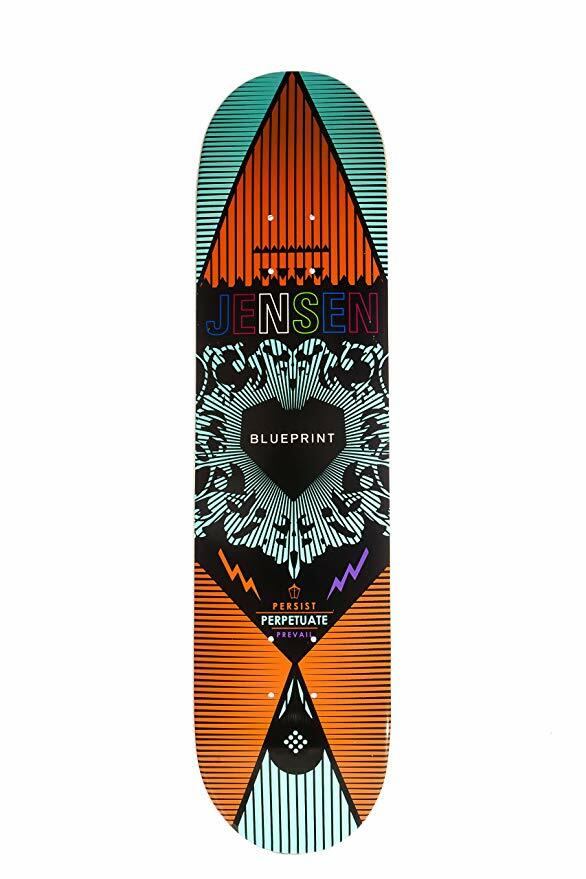 Blueprint Skateboards Inheritance deck 8" RARE quality Nick Jensen 