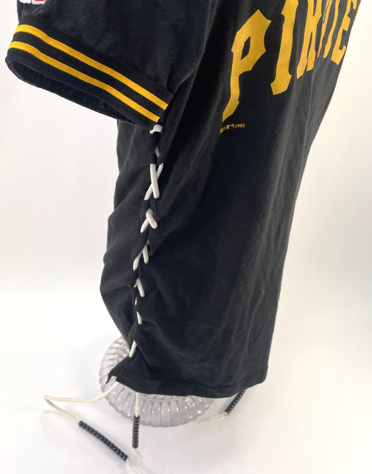 MLB Genuine Merchandise Pittsburgh Pirate Women's V-Neck Vintage Look T-Shirt