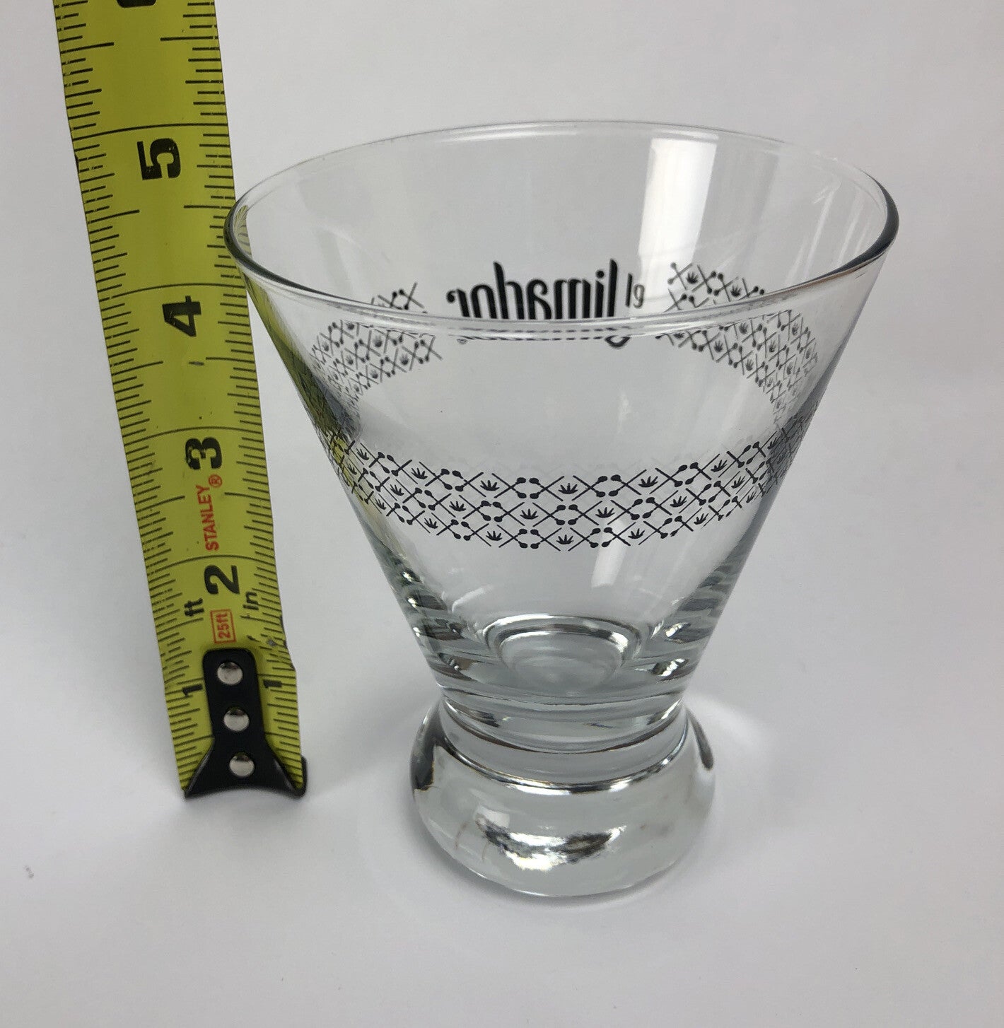 El Jimador Glasses Barware Stemless Margarita Low ball Cocktail Tumbler 4.5"