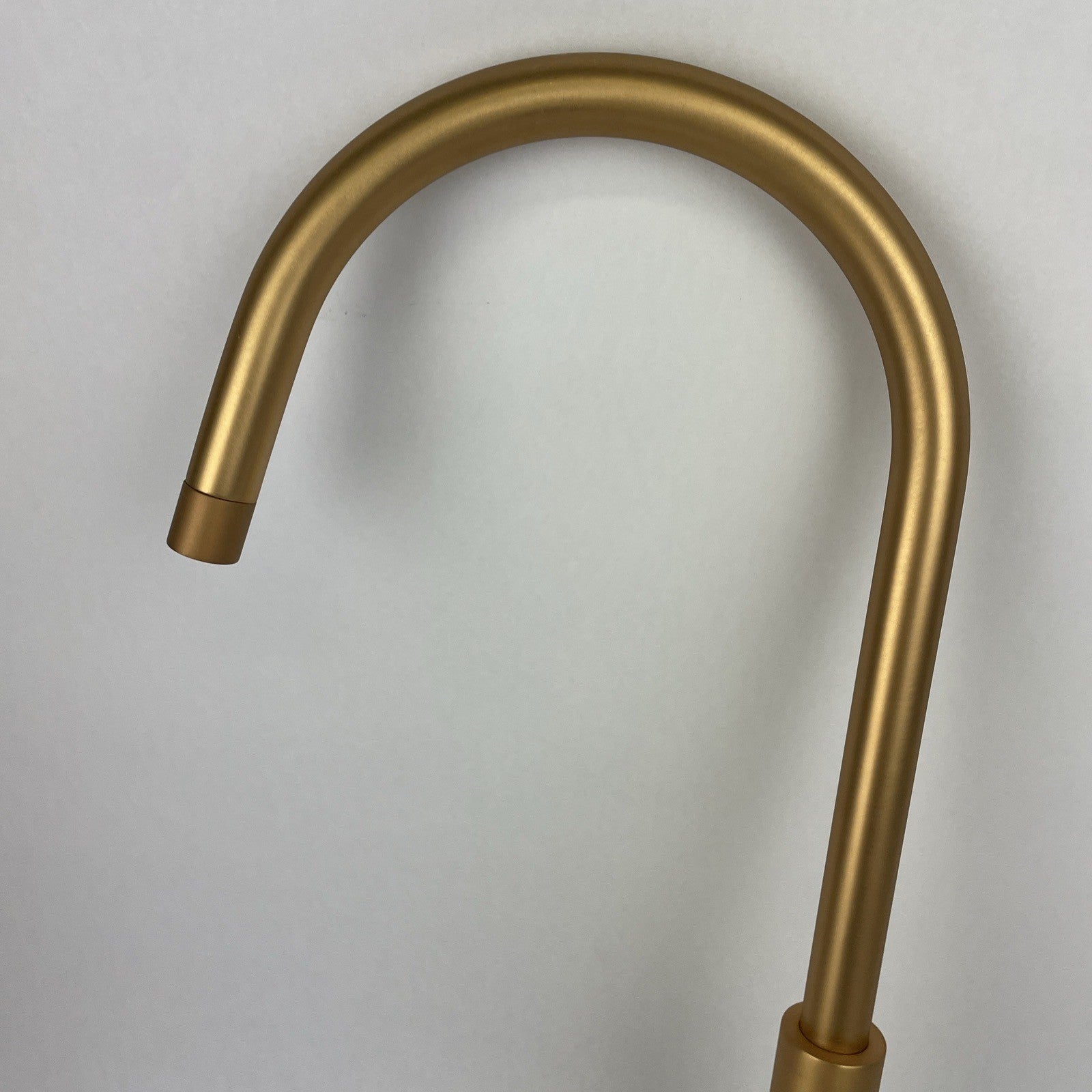OEM Watermark 2 Hole Gooseneck Bathroom Faucet - Satin Brass Gold